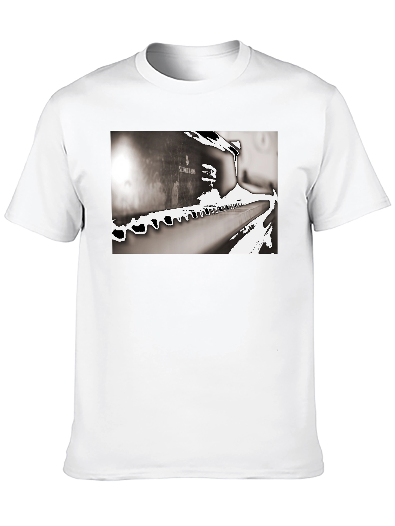 Piano Keys T-Shirt - Musical Design