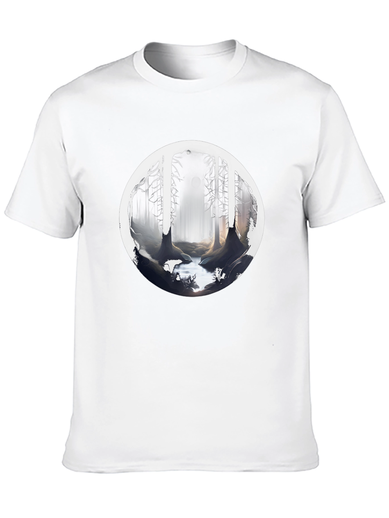 Mystic Forest Black T-Shirt