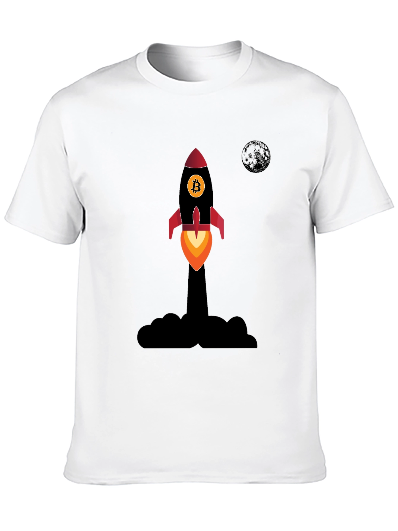 Bitcoin Rocket T-Shirt - Crypto Apparel