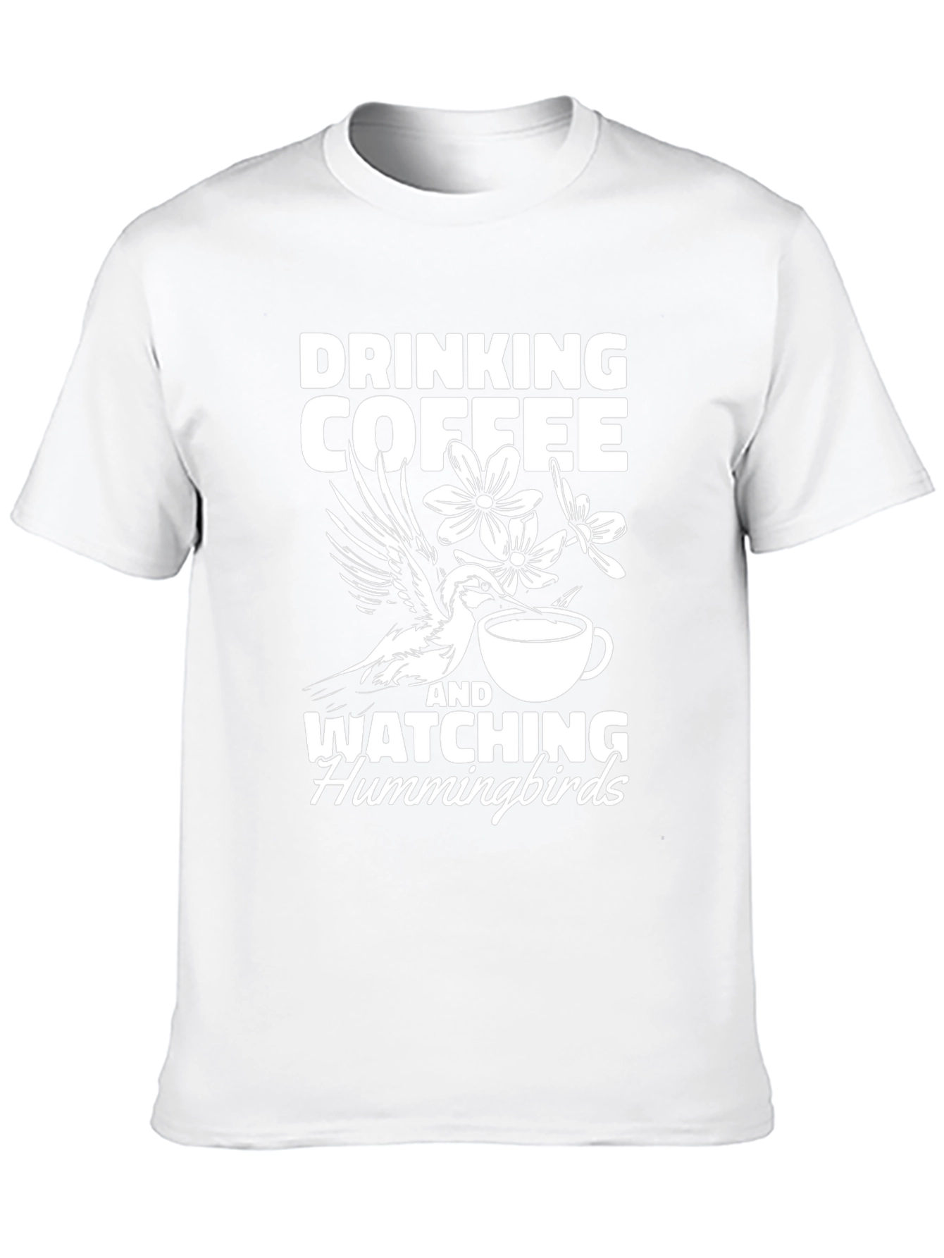 Drinking Coffee & Watching Hummingbirds T-Shirt
