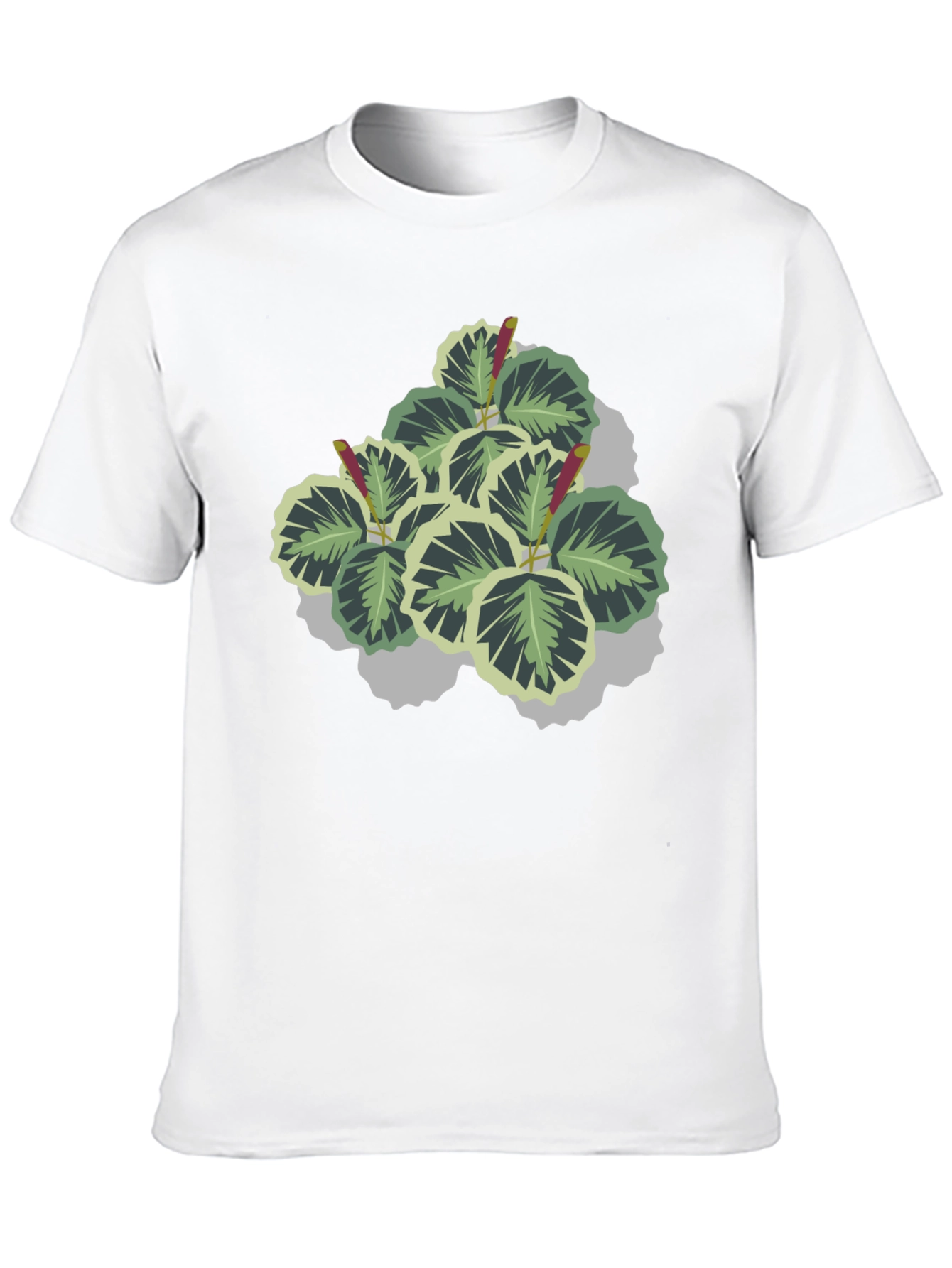 Plant Graphic Black T-Shirt