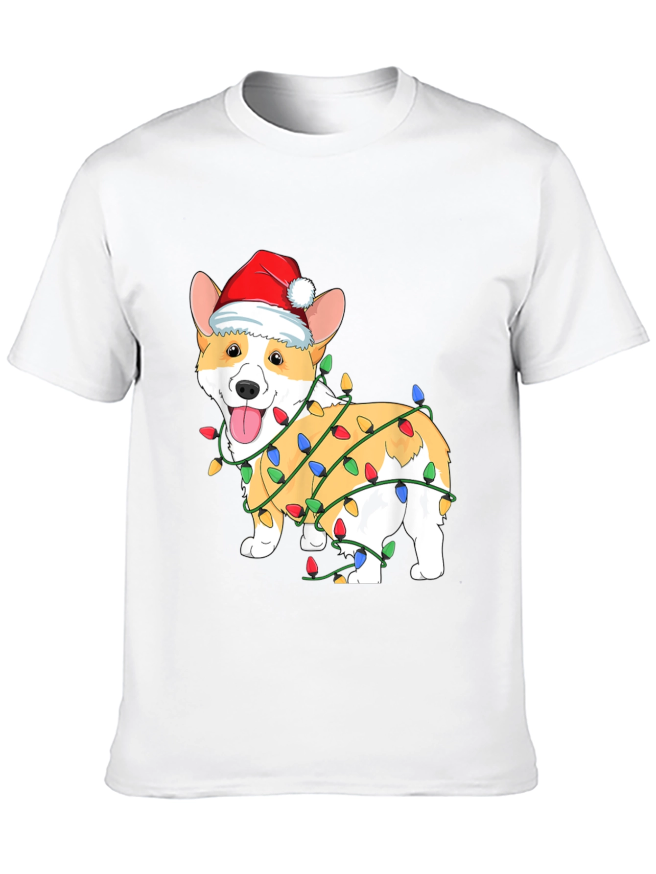 Corgi Christmas Lights T-Shirt