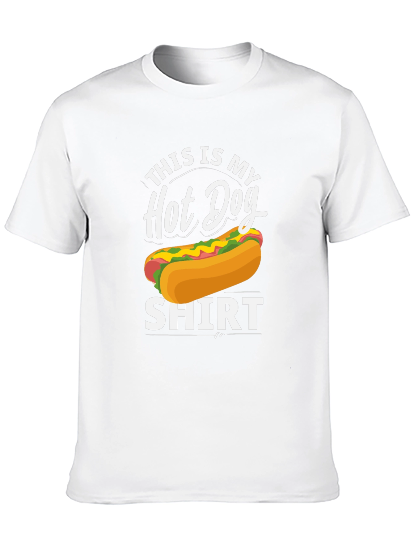 Hot Dog Graphic T-Shirt - Unisex Crew Neck