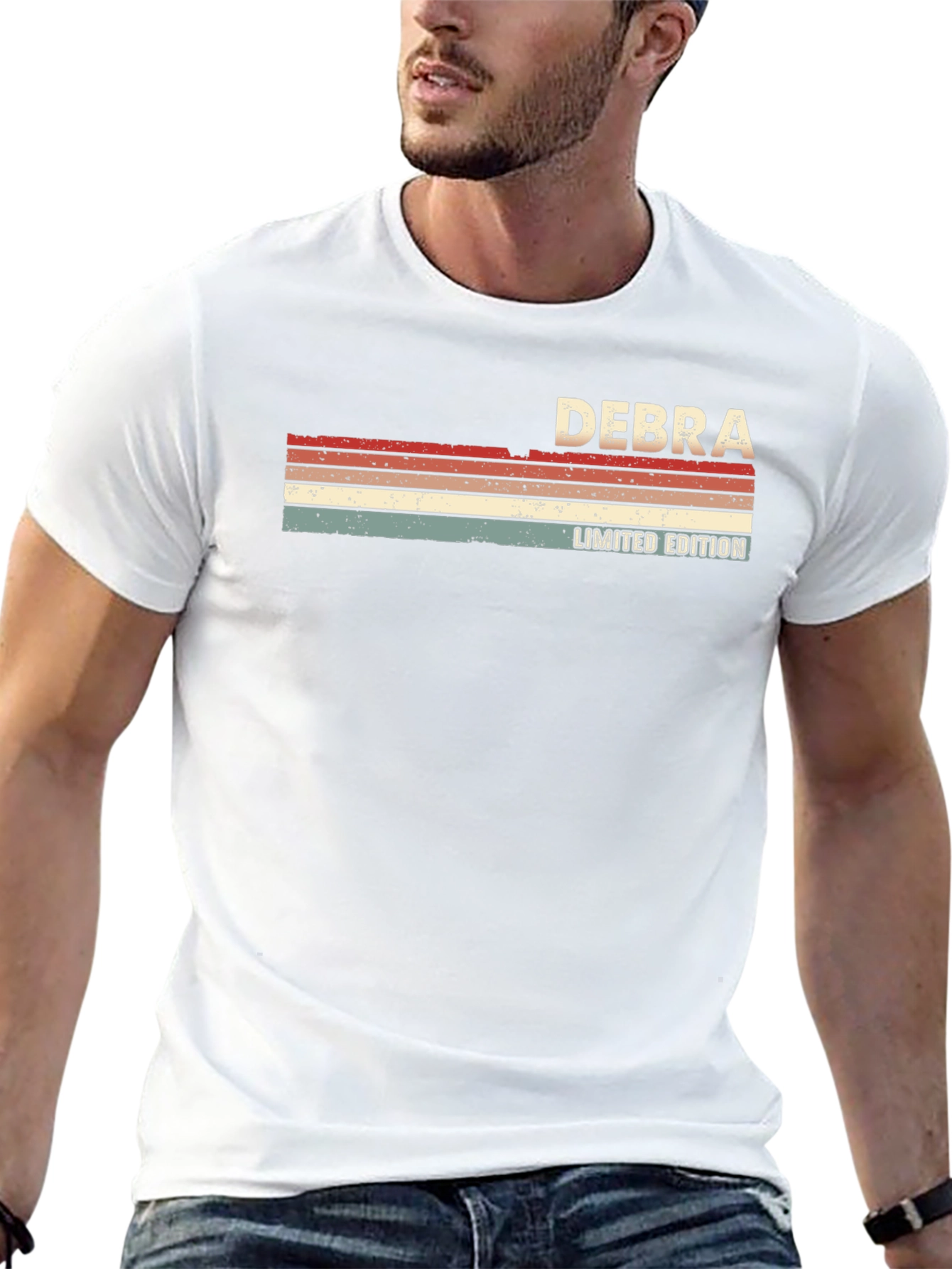 Debra Limited Edition Retro Style Black T-Shirt