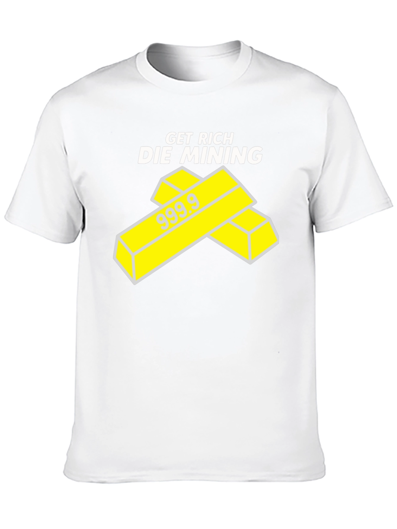 Get Rich Die Mining Black T-Shirt