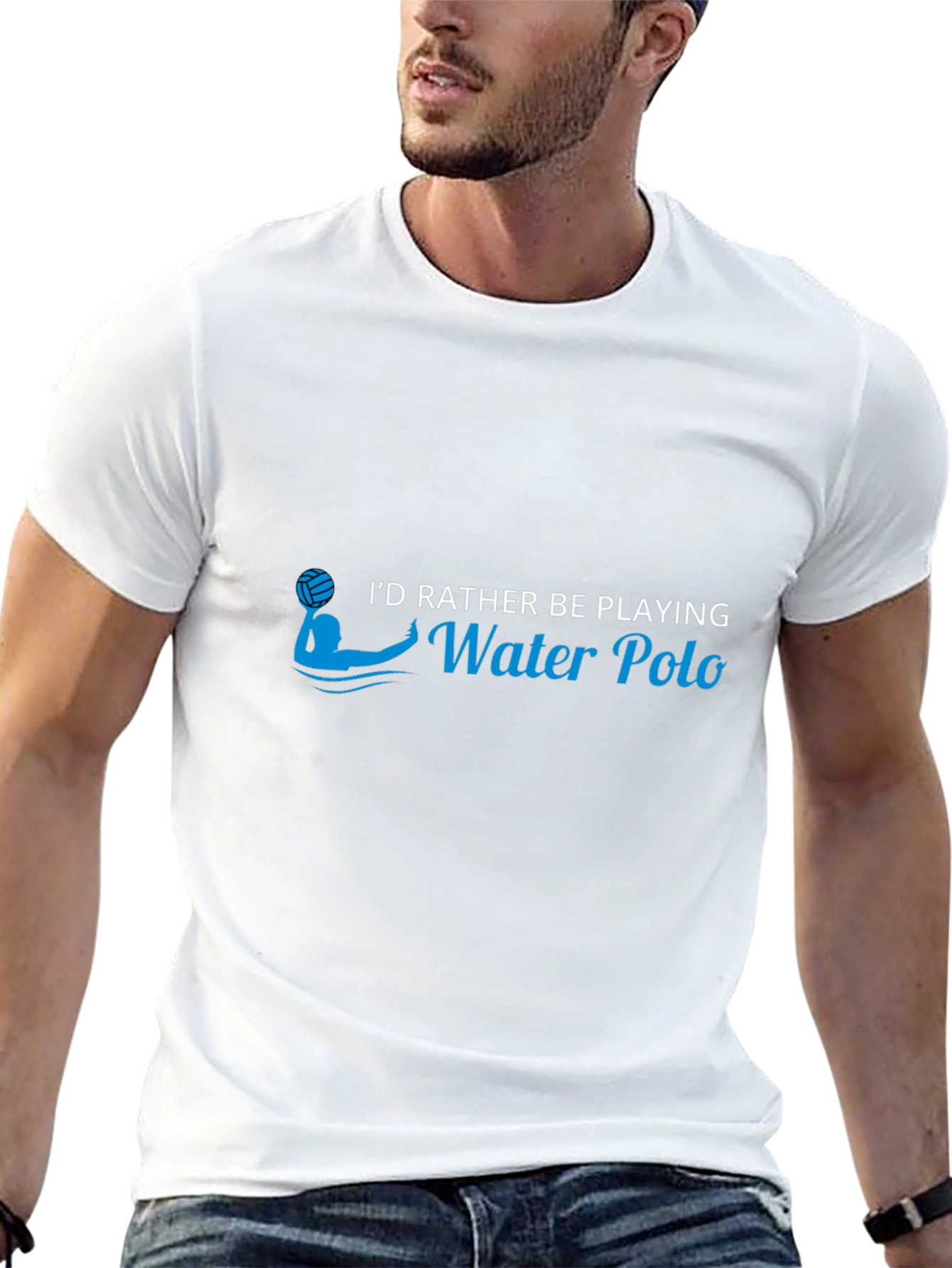 Water Polo Player Graphic T-Shirt