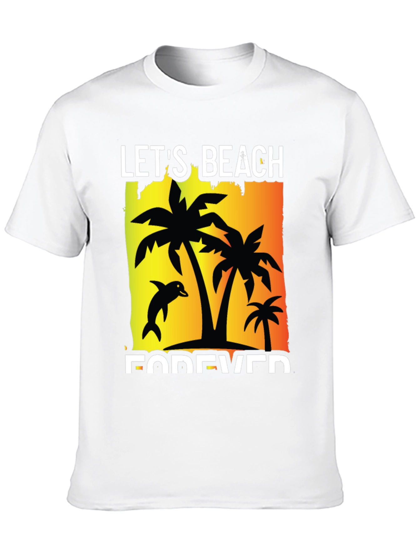 Lets Beach Forever Graphic T-Shirt