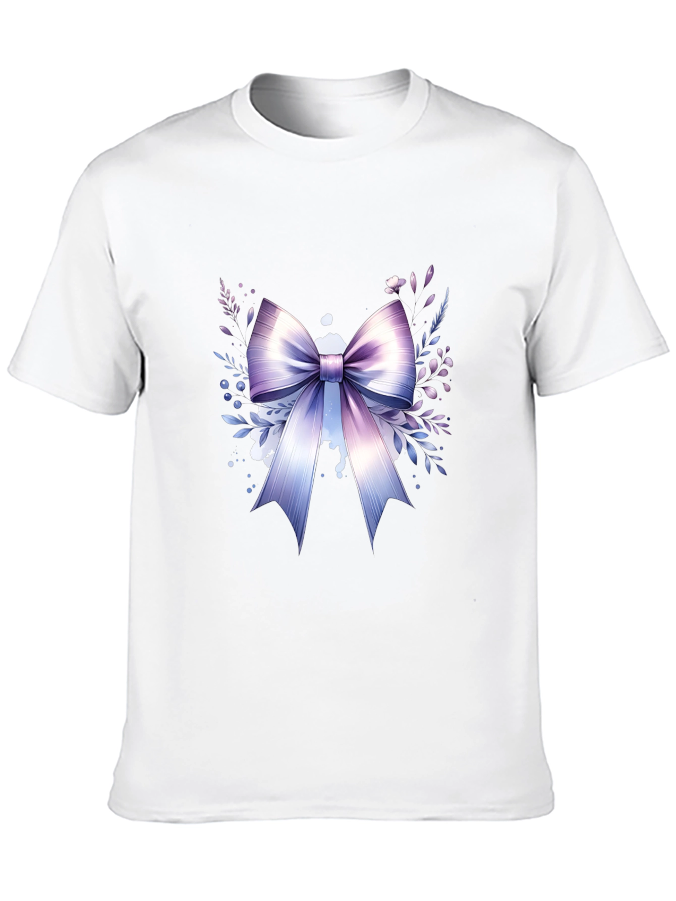Elegant Bow Graphic T-Shirt - Stylish Casual Wear