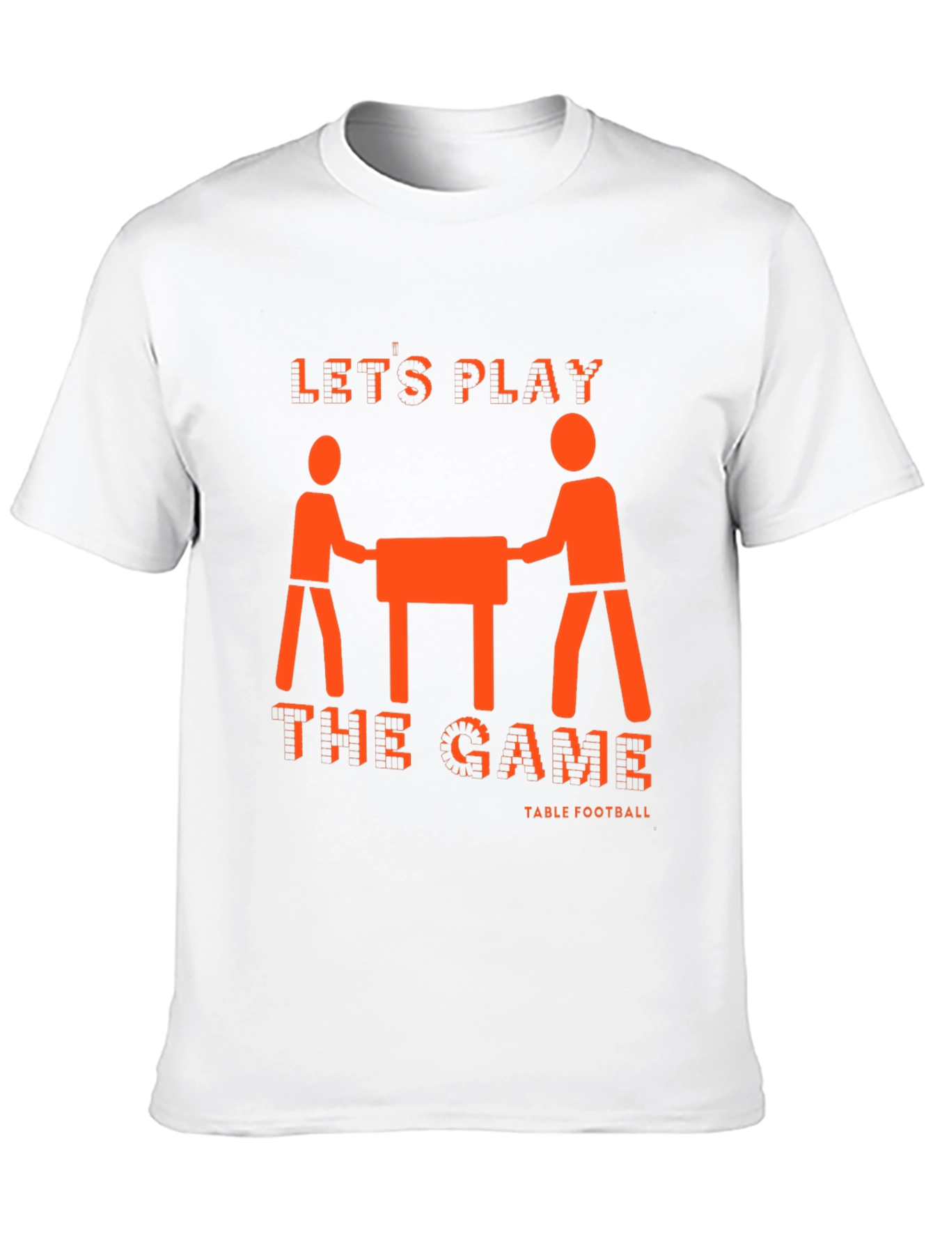 Lets Play Table Football Graphic Tee