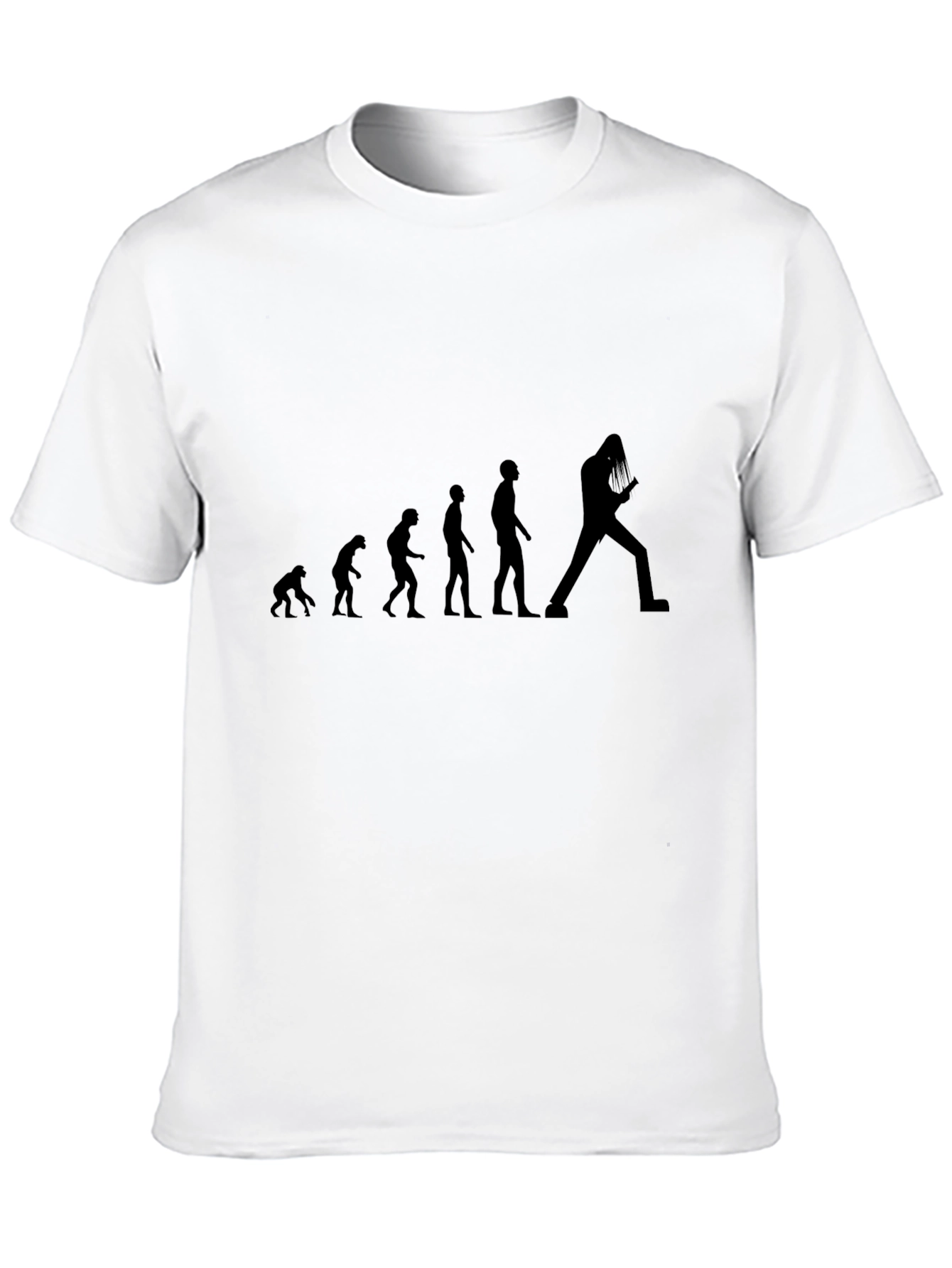 Evolution of Guitarist Black T-Shirt