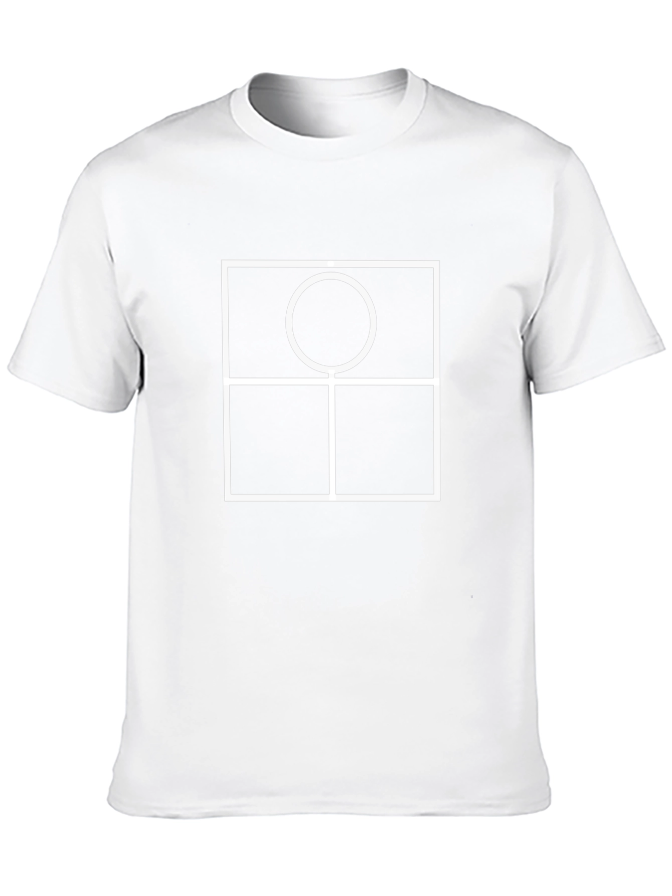 Abstract Graphic Print T-Shirt - Modern Style