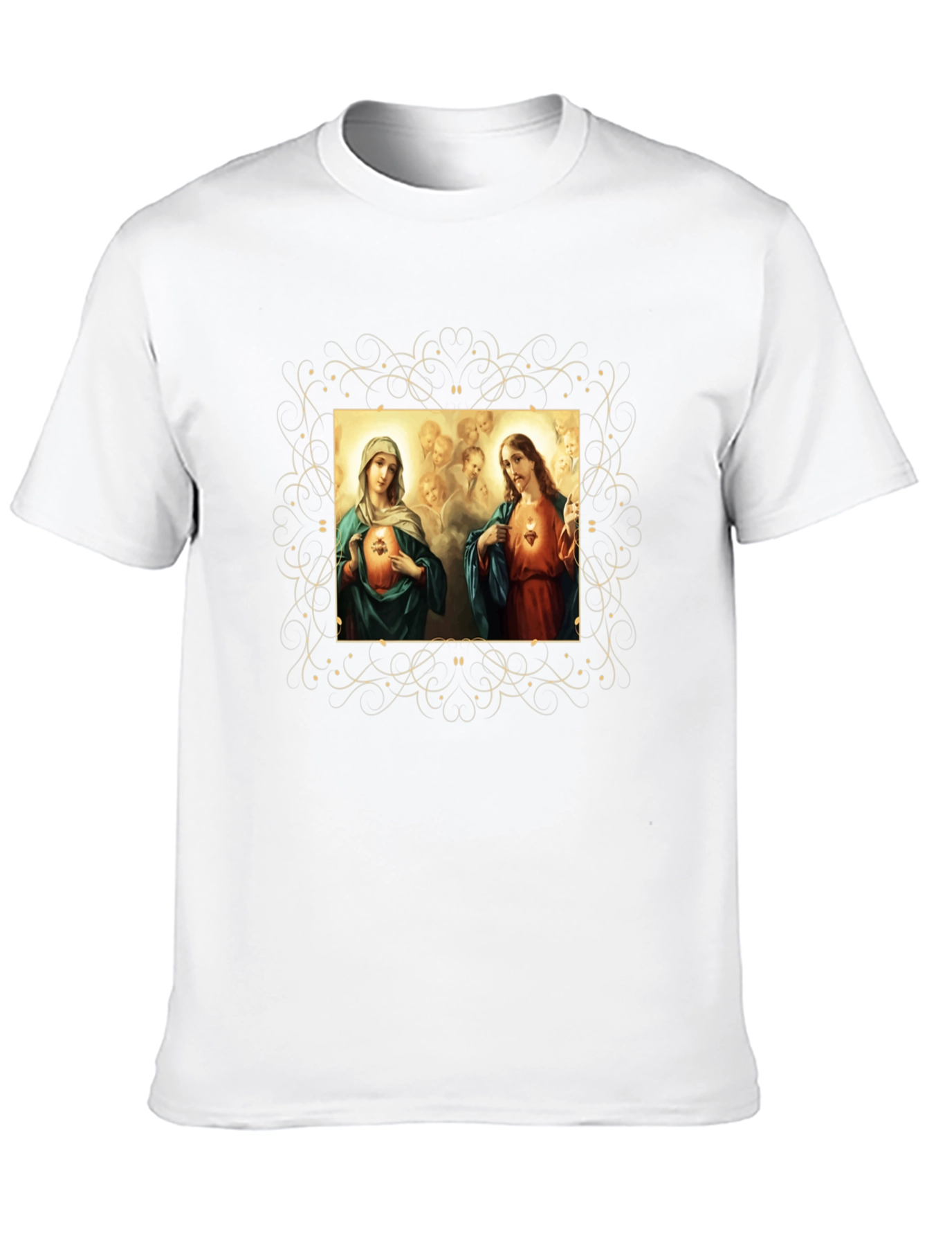 Jesus and Mary Graphic T-Shirt