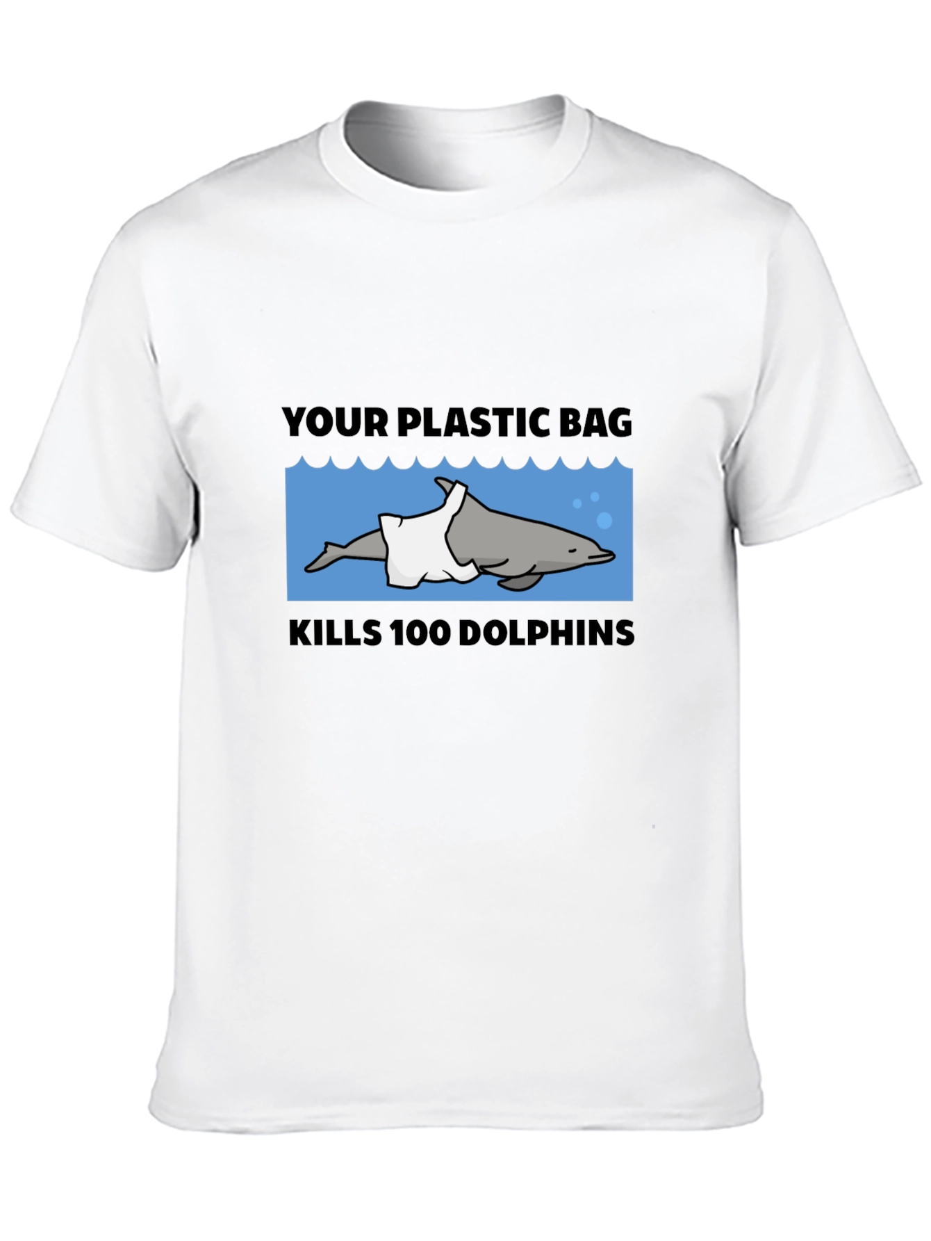 Eco-Awareness T-Shirt: Save the Dolphins