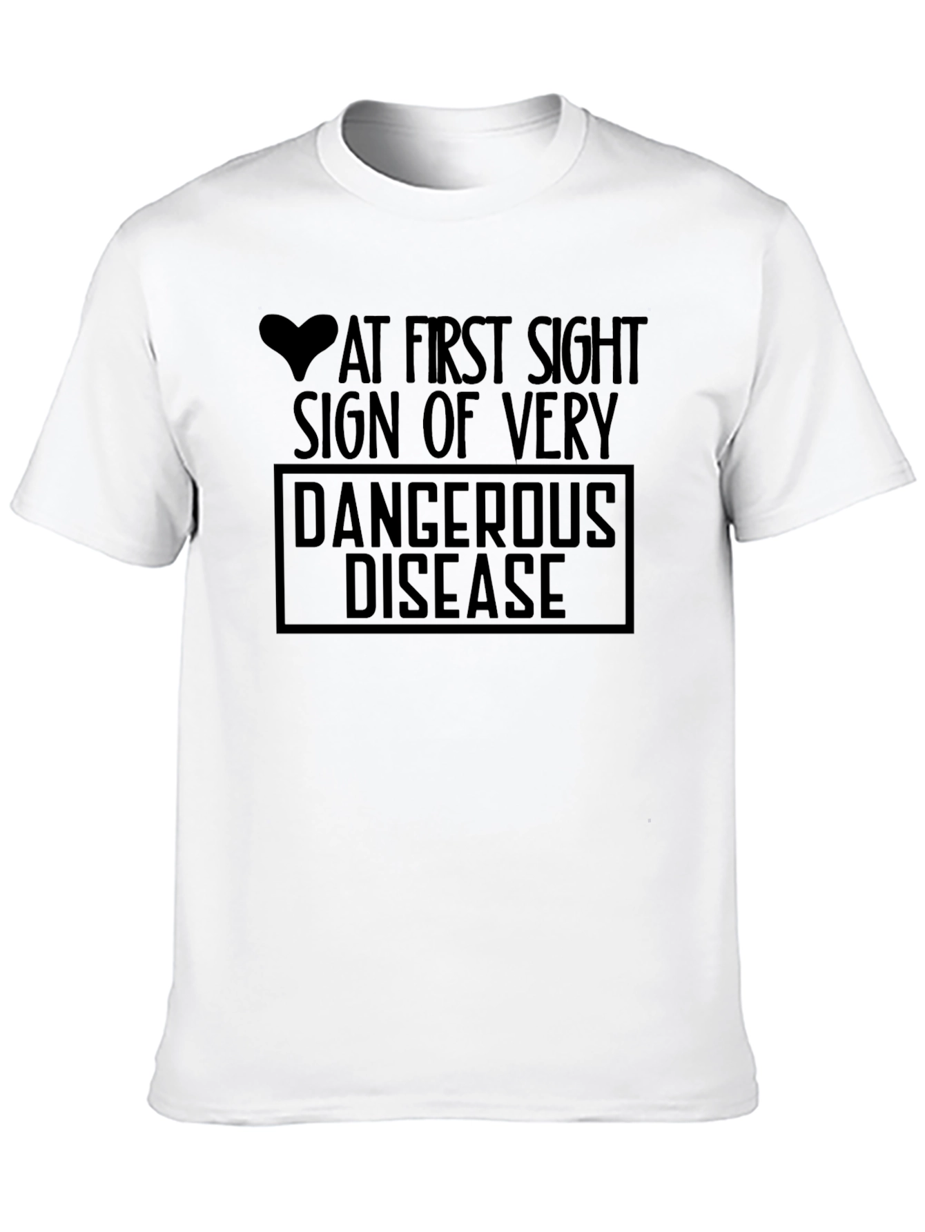 Humorous At First Sight Graphic T-Shirt