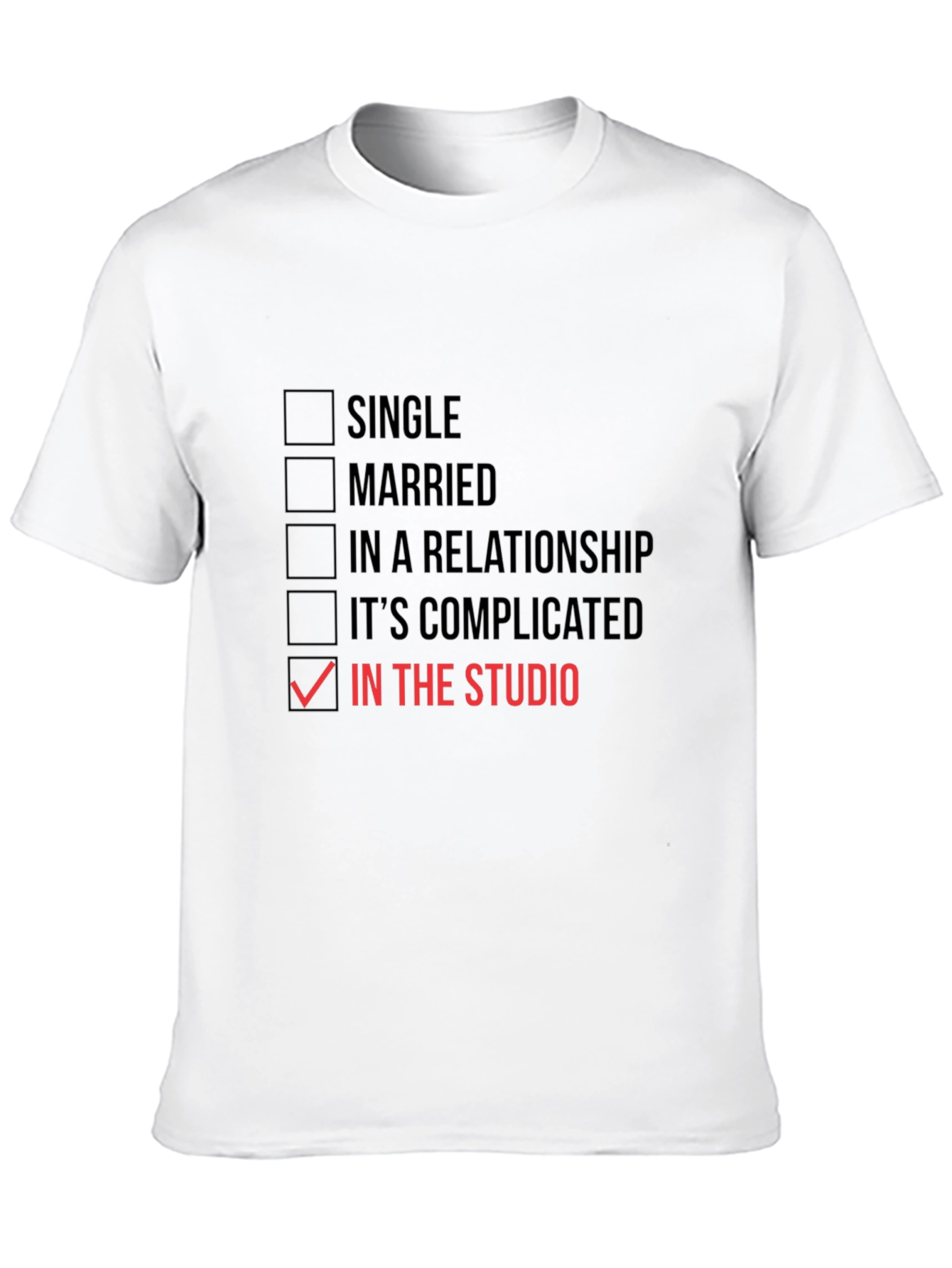 In The Studio T-Shirt - Musician Humor Tee