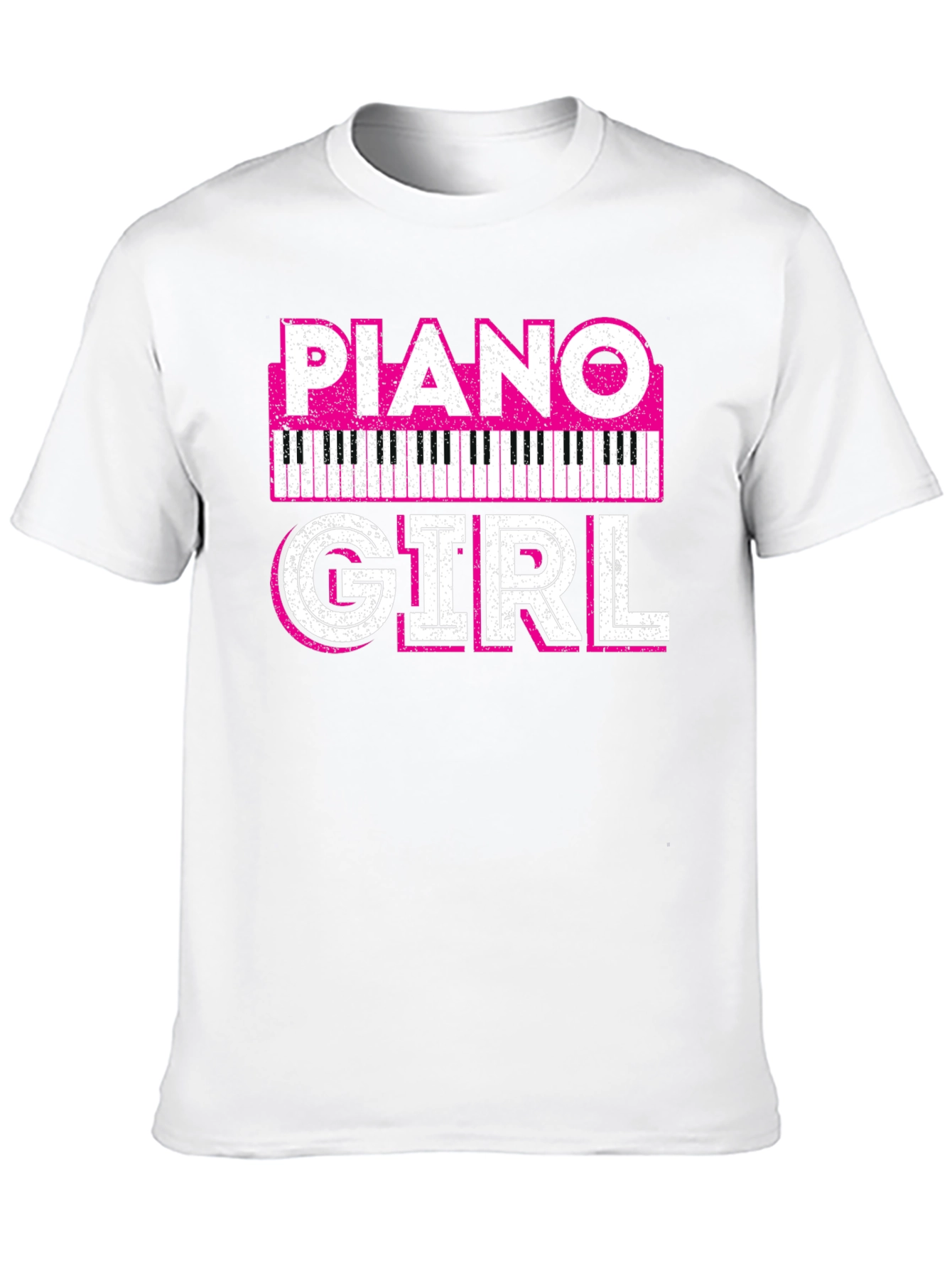 Piano Girl Graphic Tee - Musicians T-Shirt