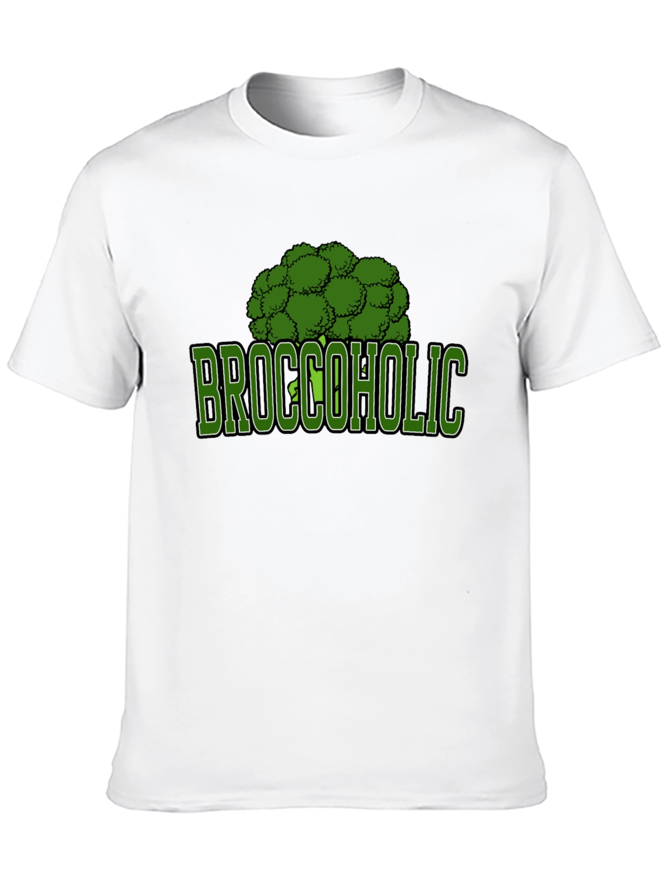 Broccoholic Graphic T-Shirt - Novelty Tee