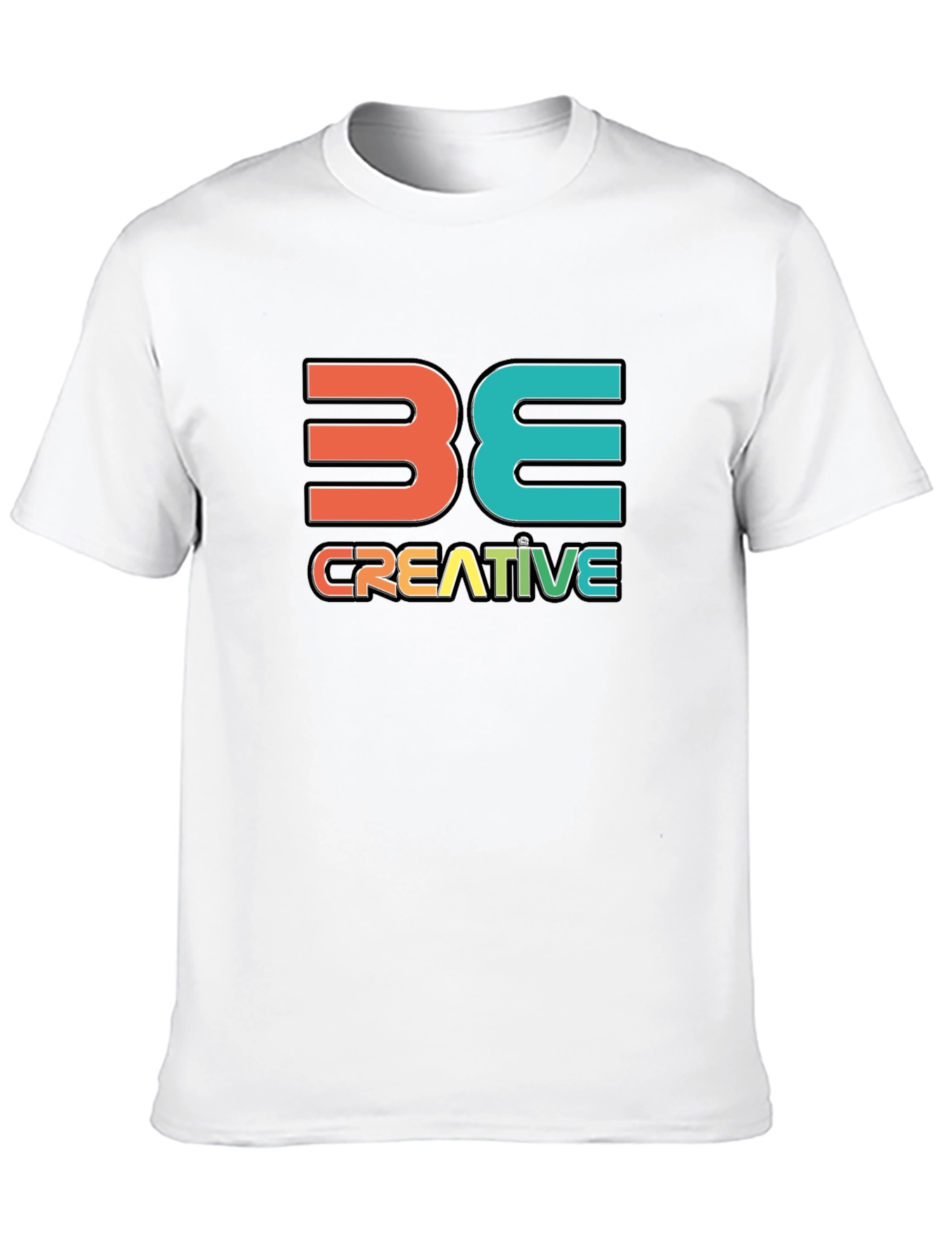 Be Creative Graphic T-Shirt - Stylish Cotton Tee