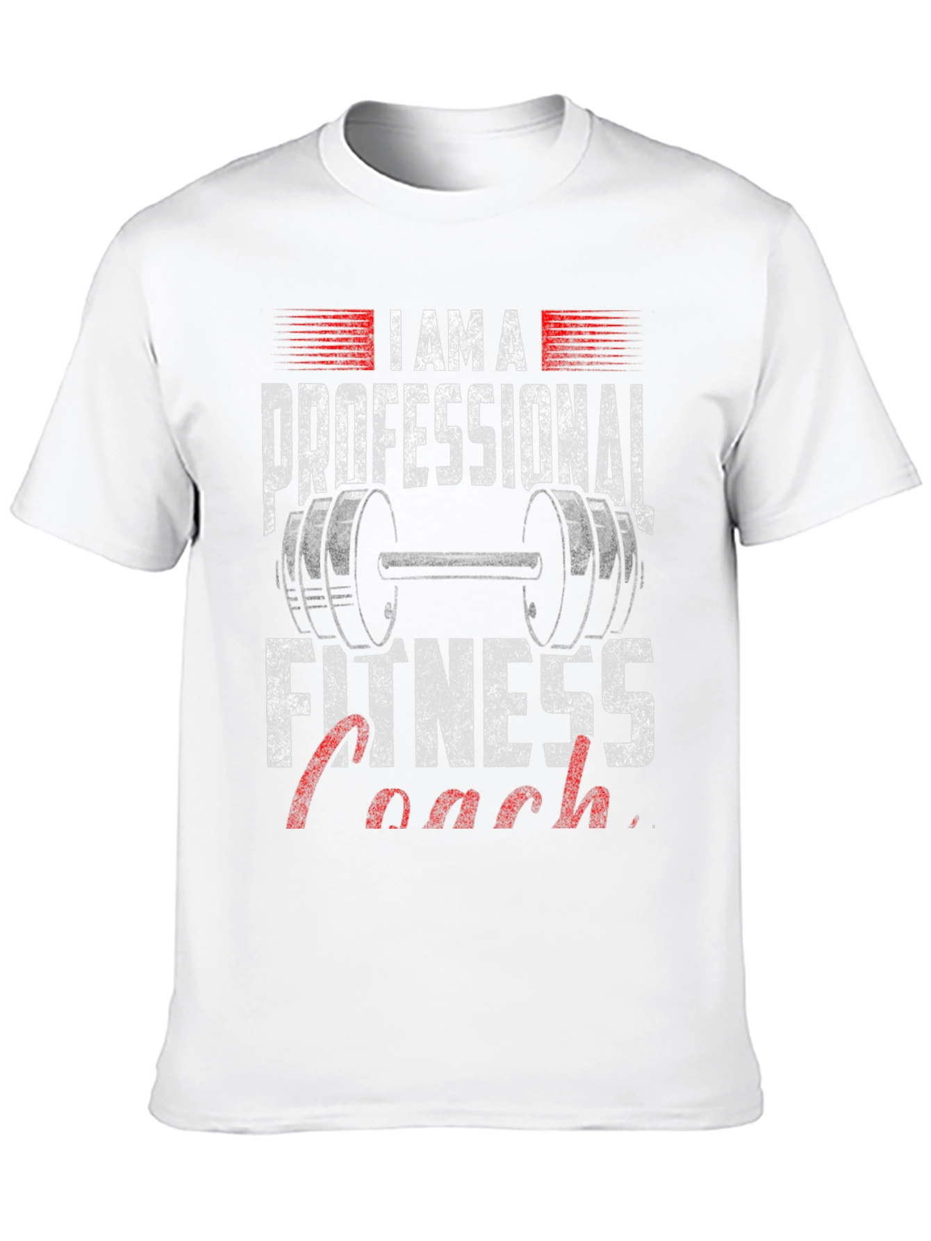 Fitness Coach Graphic Tee - Professional Design