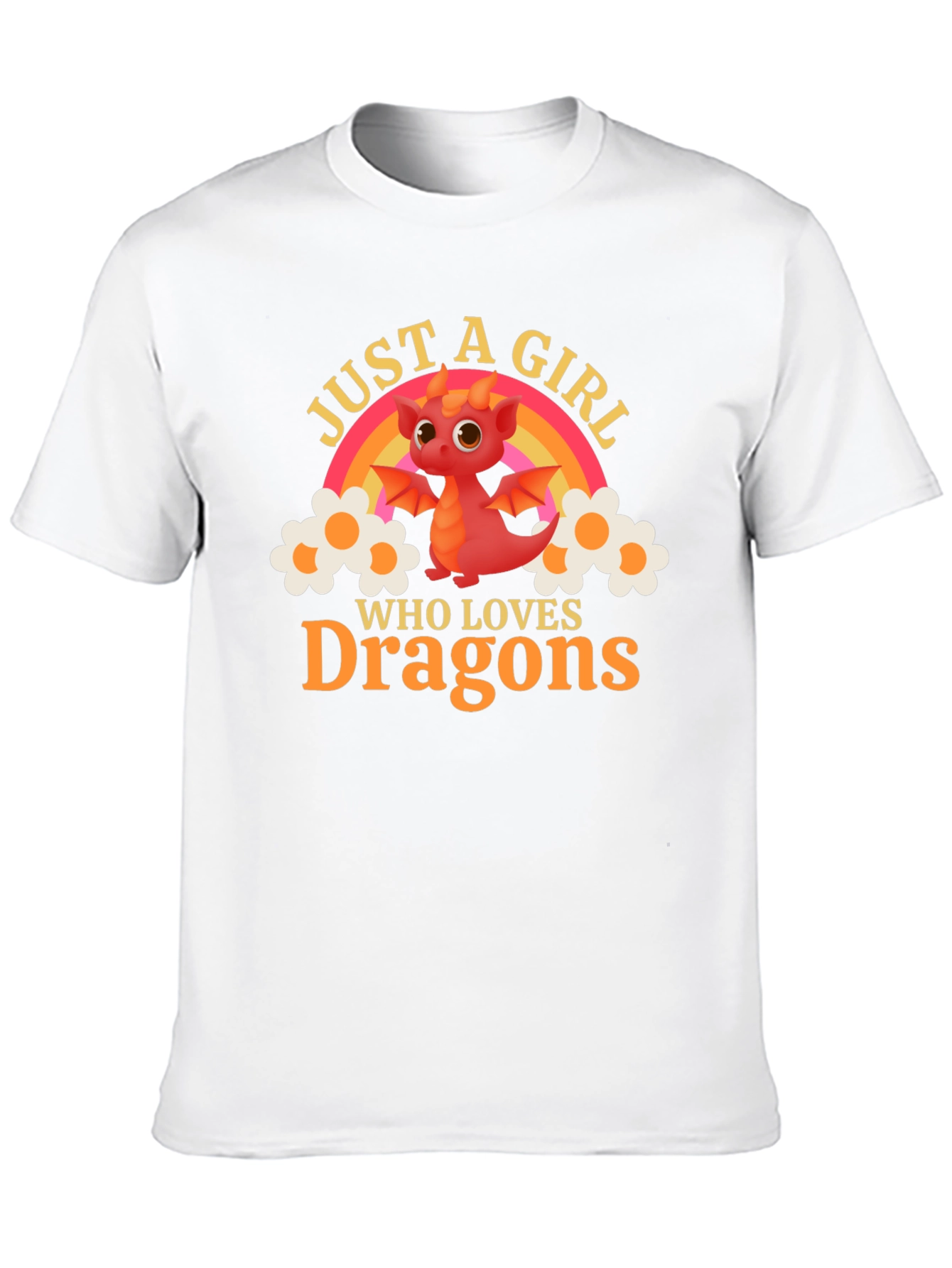 Just a Girl Who Loves Dragons T-Shirt