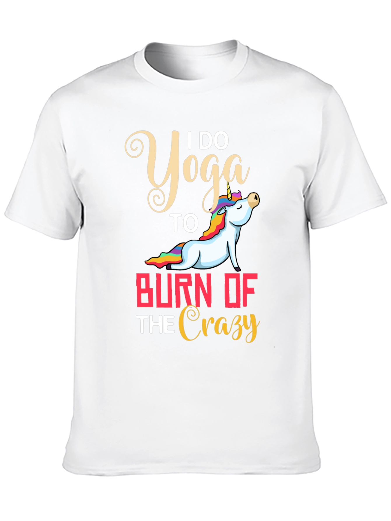 Yoga Unicorn Graphic T-Shirt