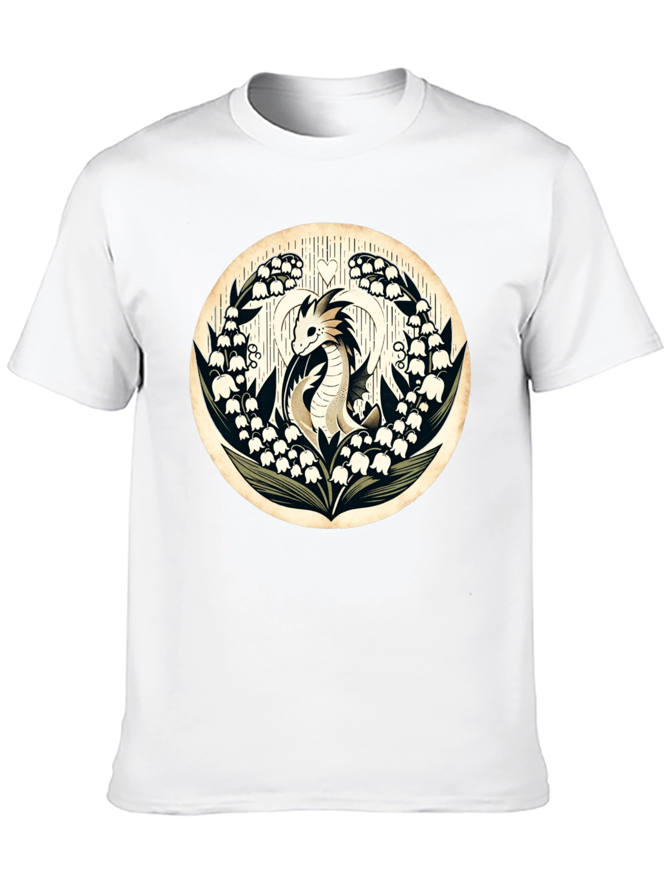 Dragon and Lily of the Valley T-Shirt