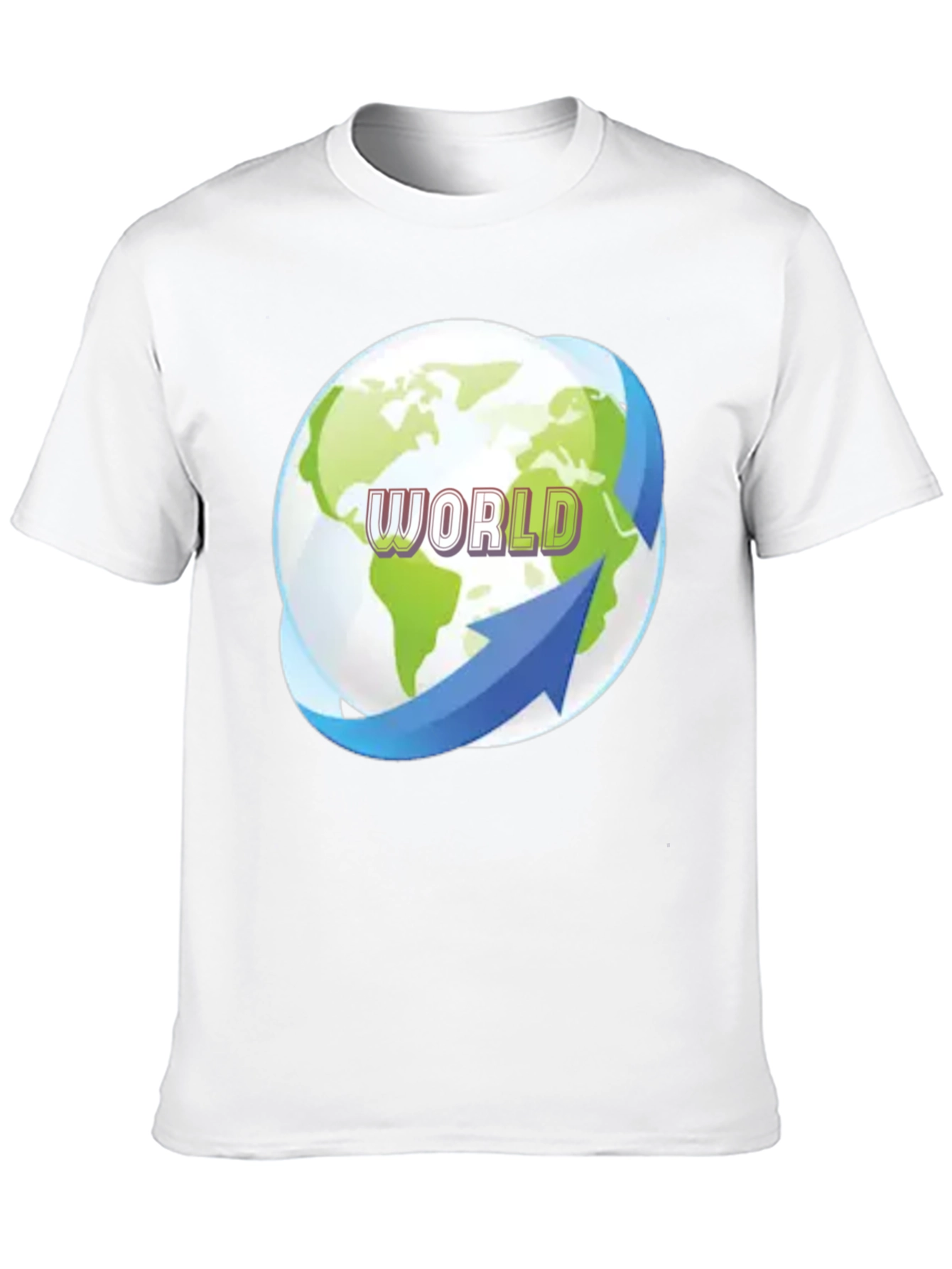 World Graphic Tee - Earth Globe T-Shirt