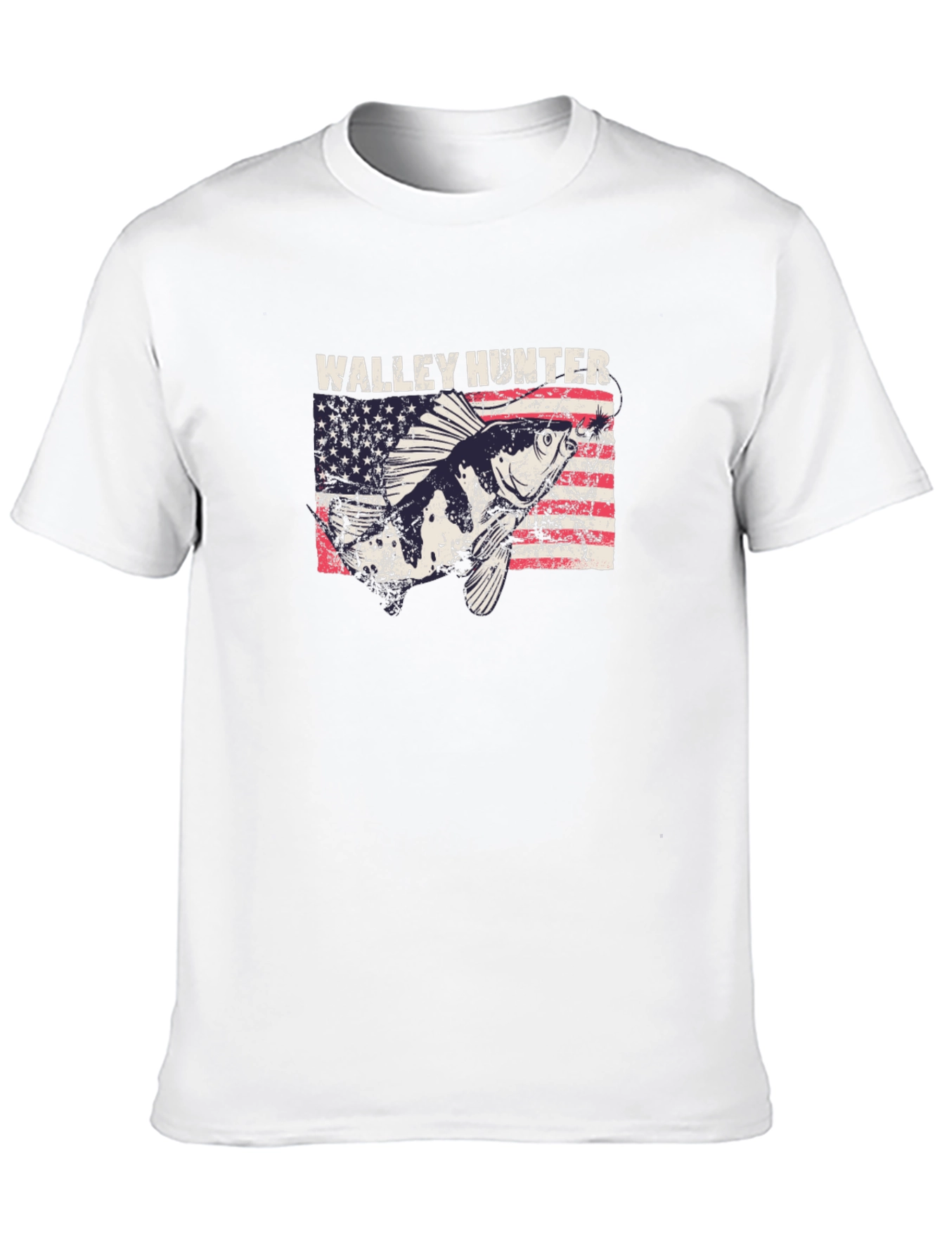 Walley Hunter USA Flag Graphic Tee