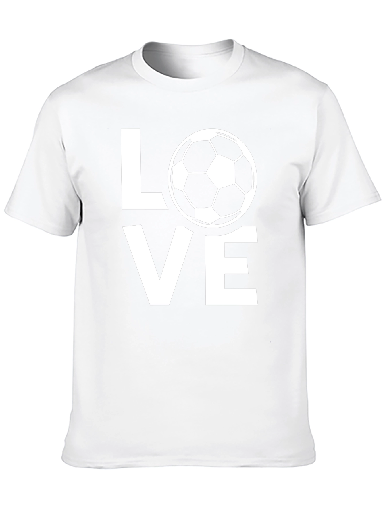 Love Soccer Black Graphic Tee