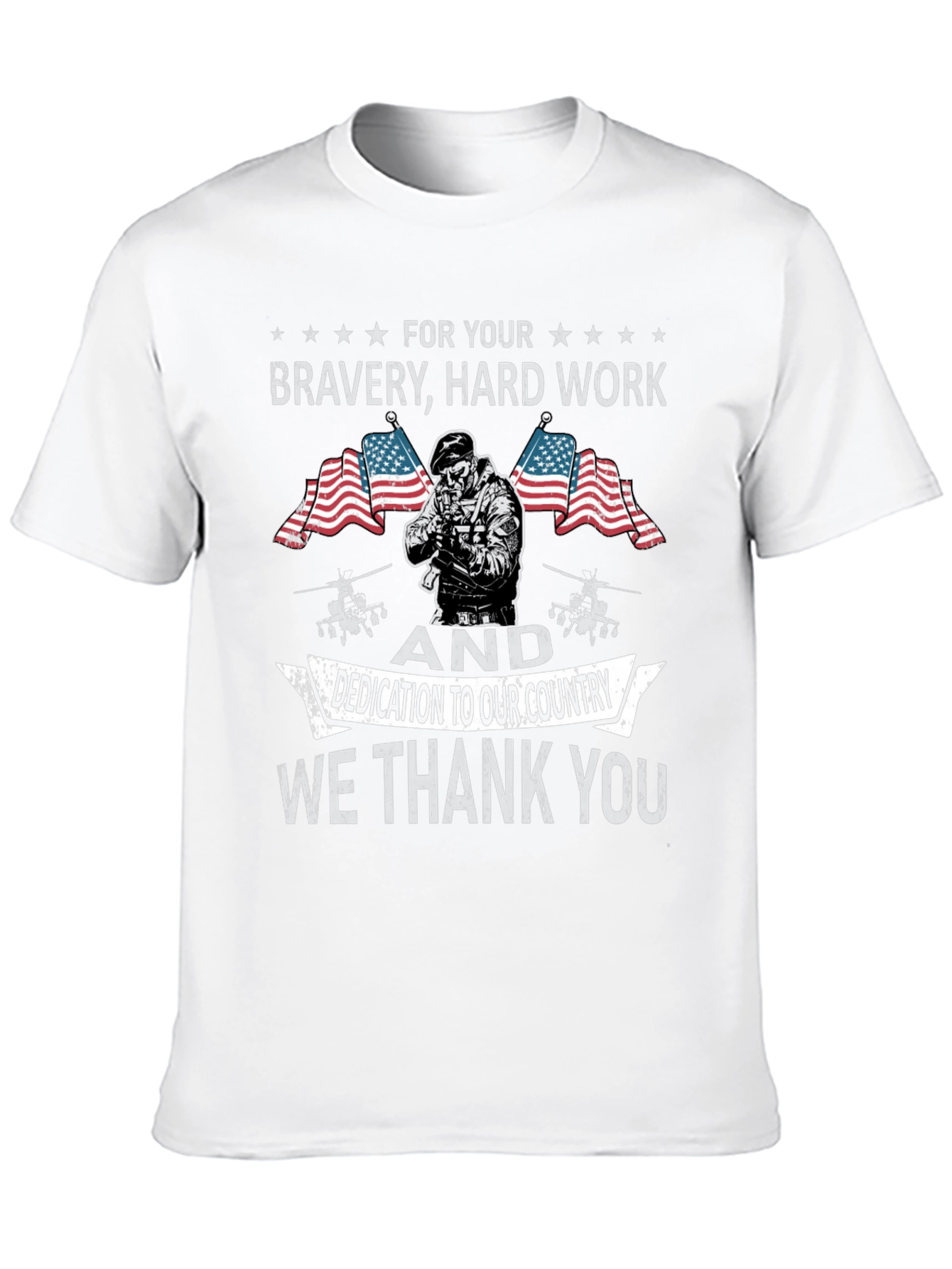 Patriotic Bravery T-Shirt - We Thank You
