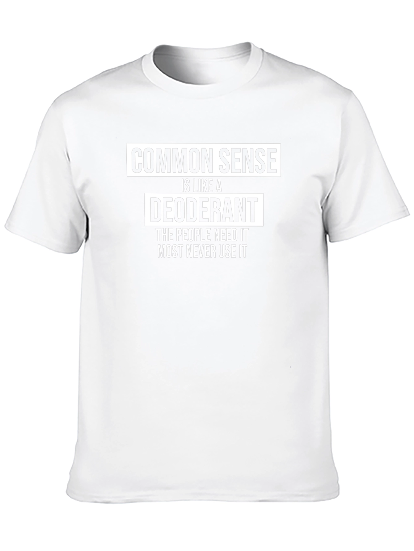 Common Sense Deodorant Graphic T-Shirt