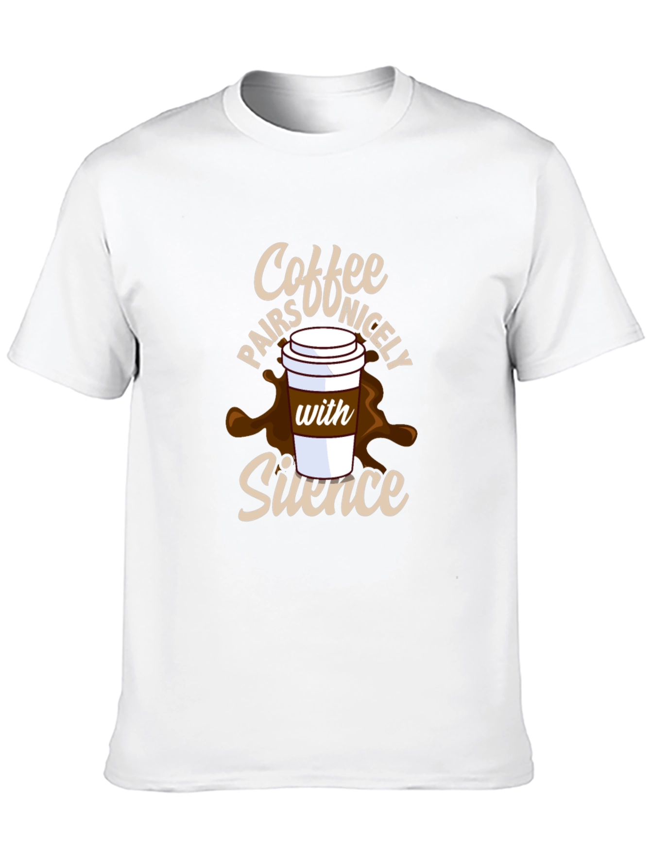 Coffee and Silence Graphic Tee