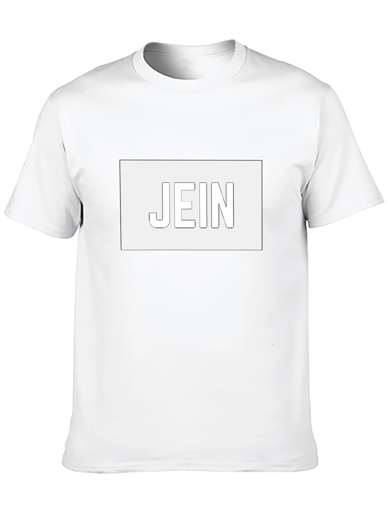 Minimalist Black T-Shirt - JEIN Outline Design