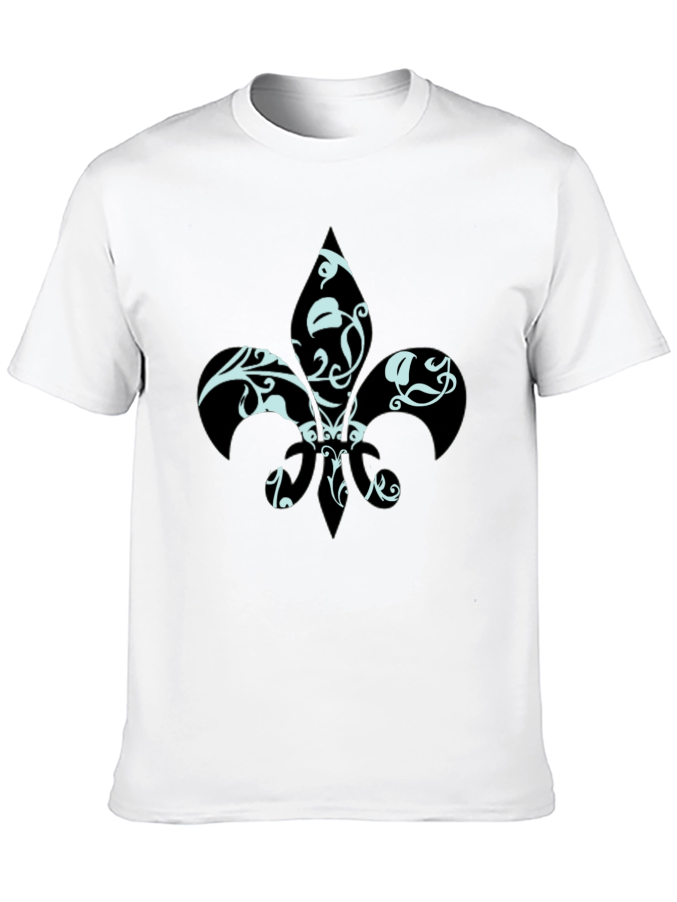 Fleur-de-lis Graphic Black T-Shirt