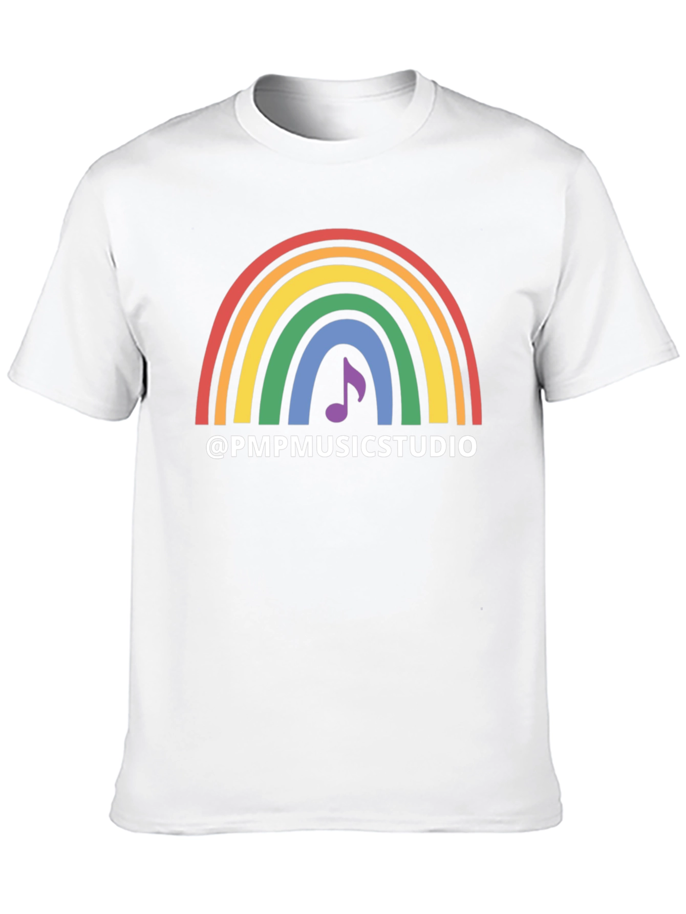 Rainbow Music Studio Black T-Shirt