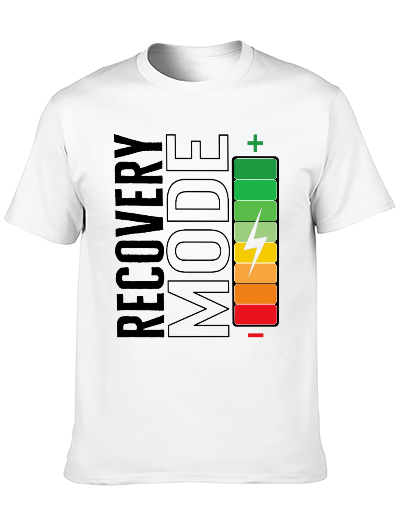 Recovery Mode Charging Battery Graphic T-Shirt