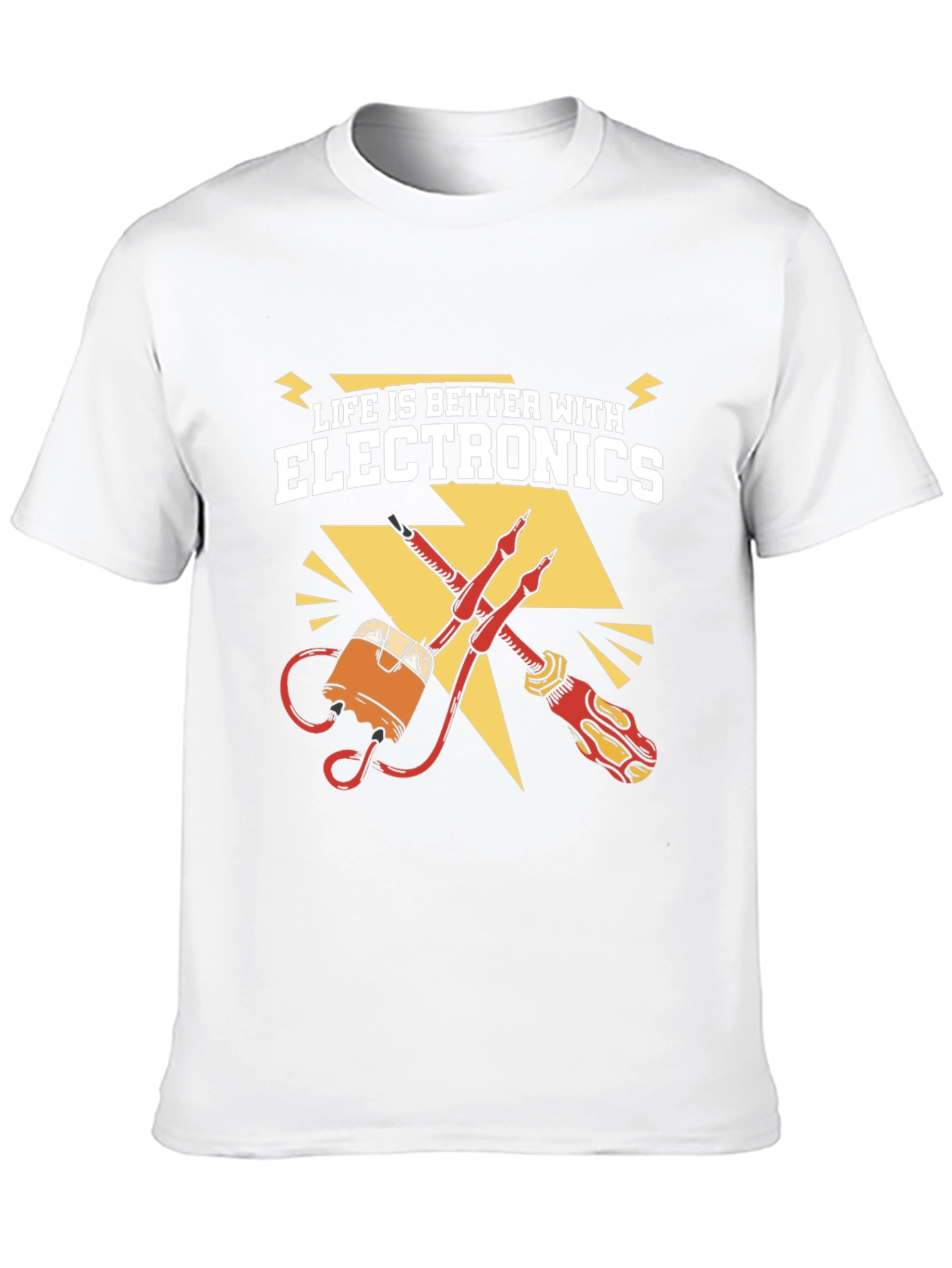 Life is Better with Electronics Graphic T-Shirt