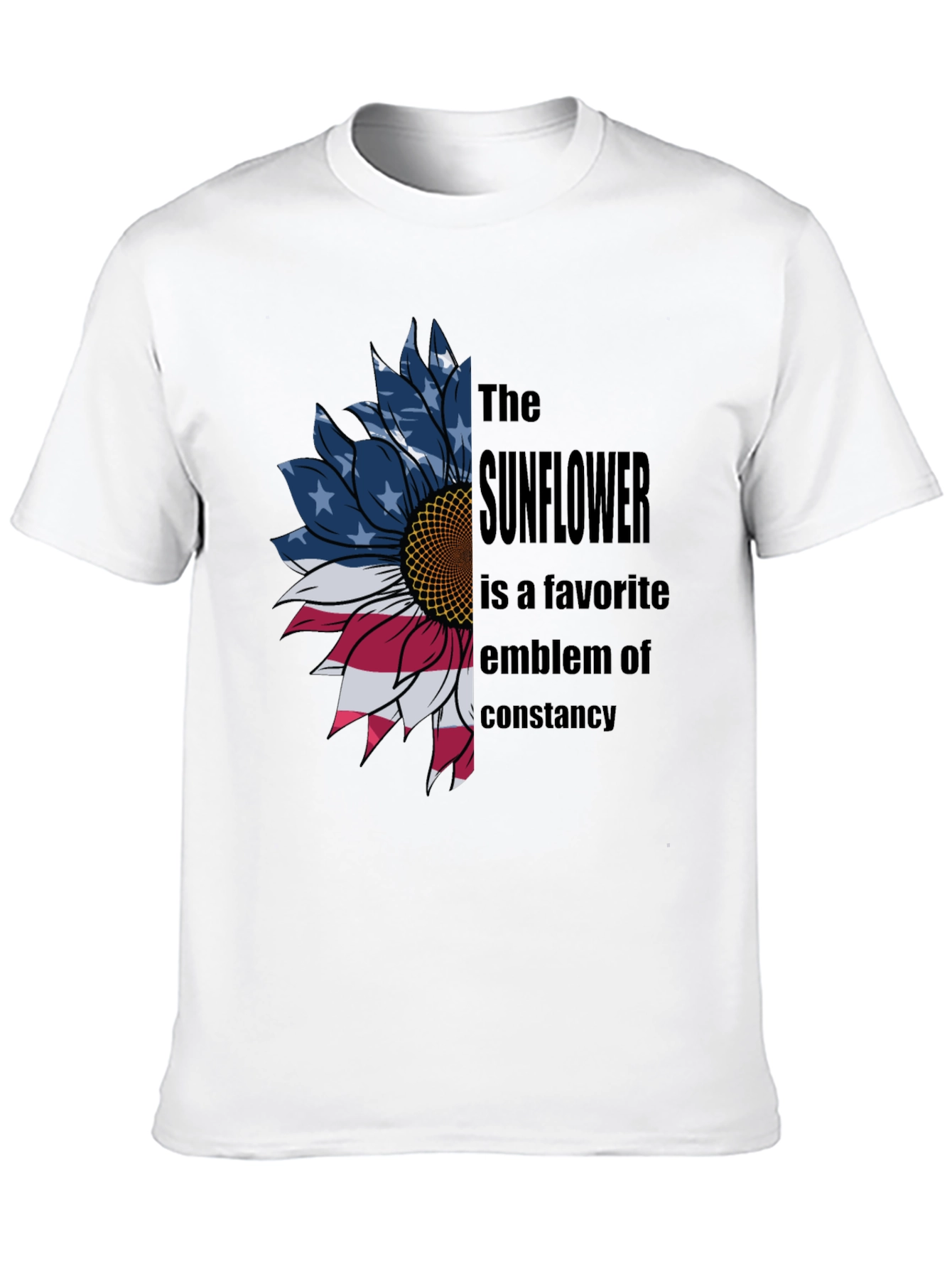 American Sunflower Graphic T-Shirt