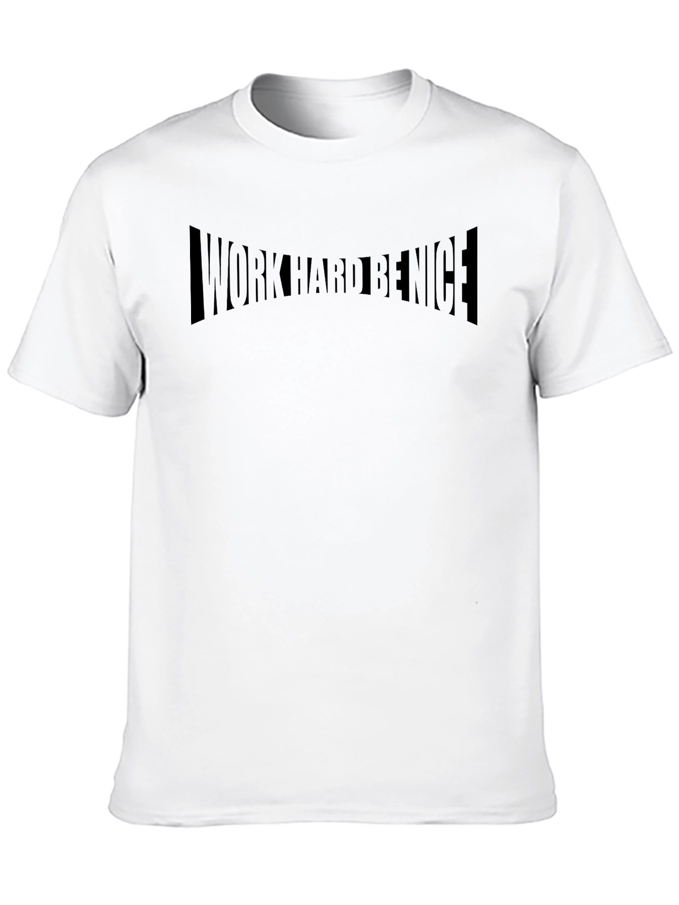 Work Hard Be Nice Black T-Shirt