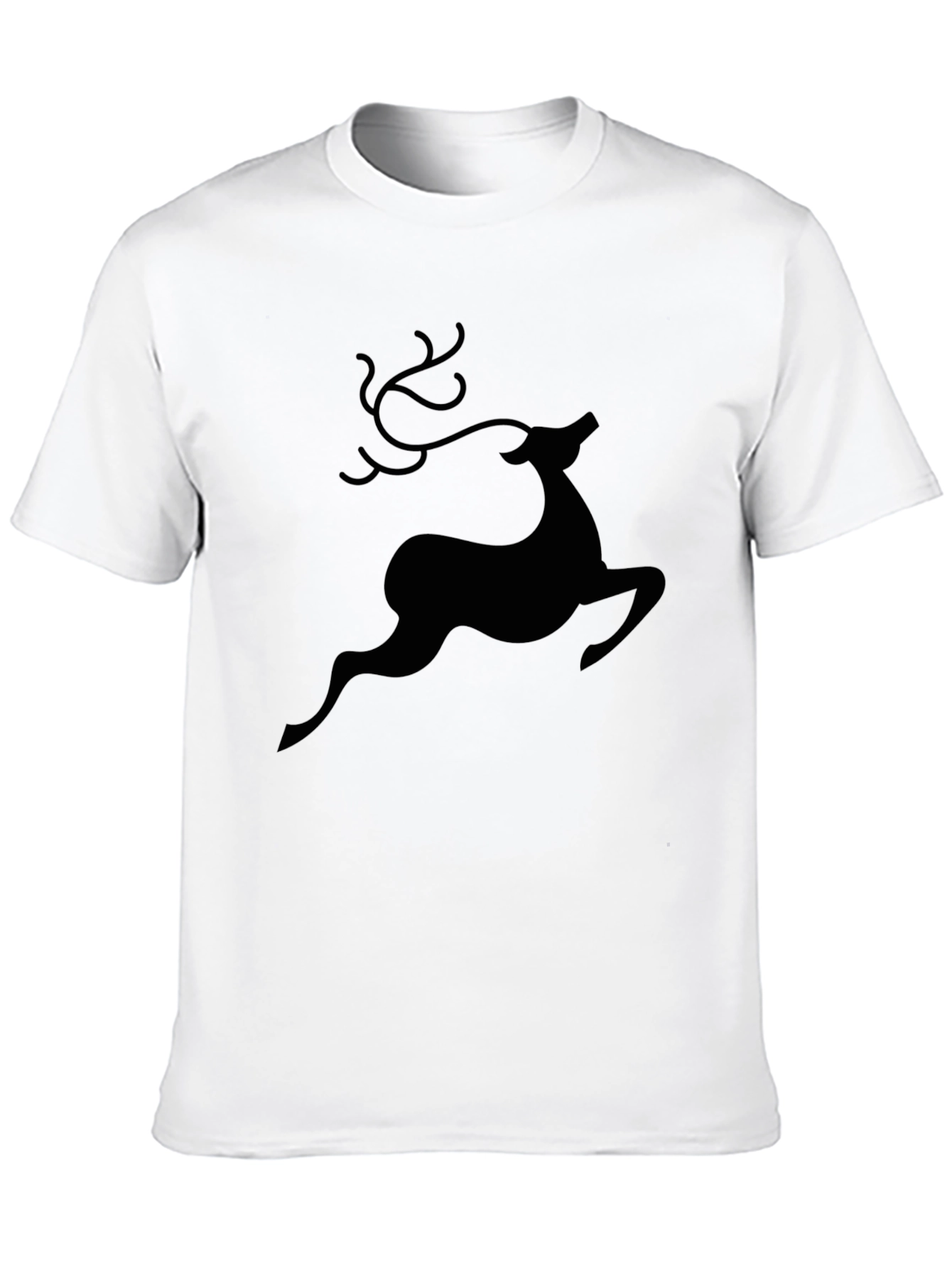 Black Deer Silhouette T-Shirt