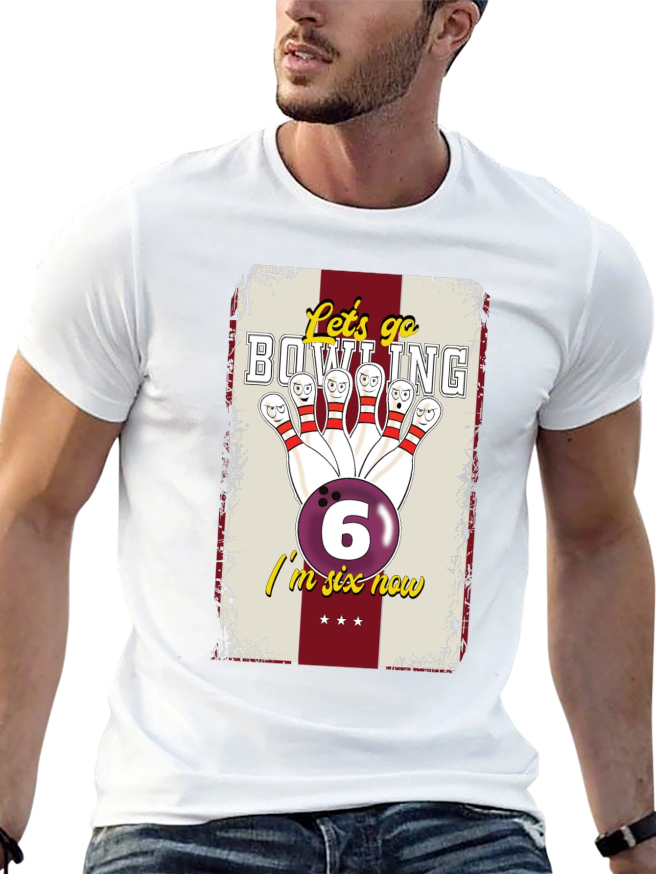 Bowling Birthday Shirt - Im Six Now