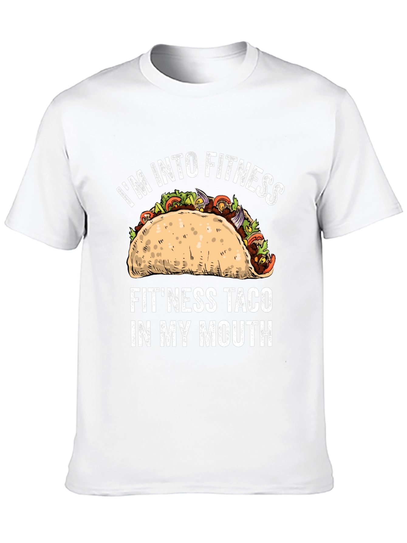 Fitness Taco T-Shirt Funny Workout Tee