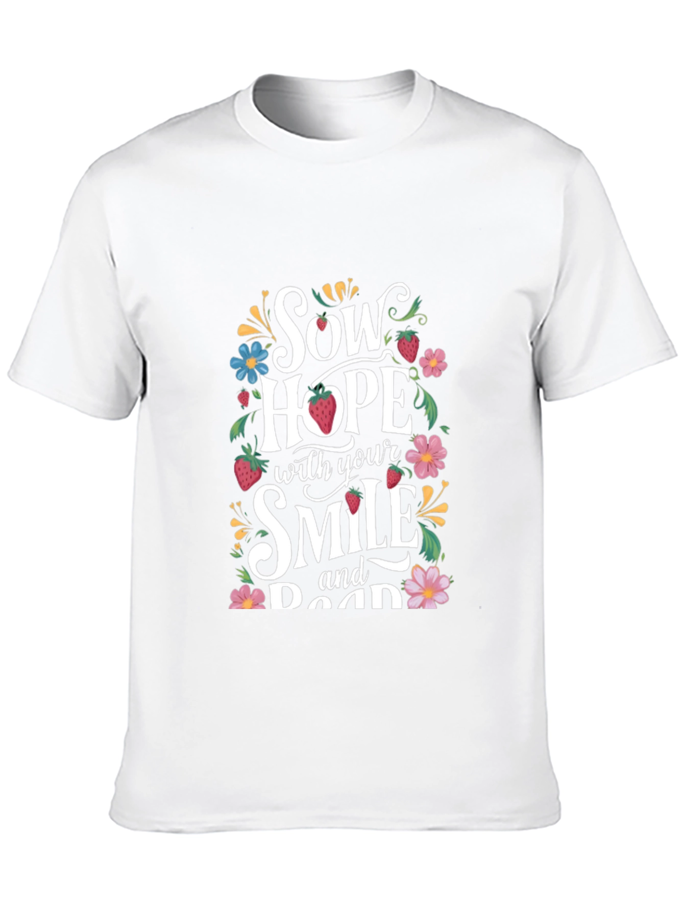 Sow Hope Graphic Print Black T-Shirt