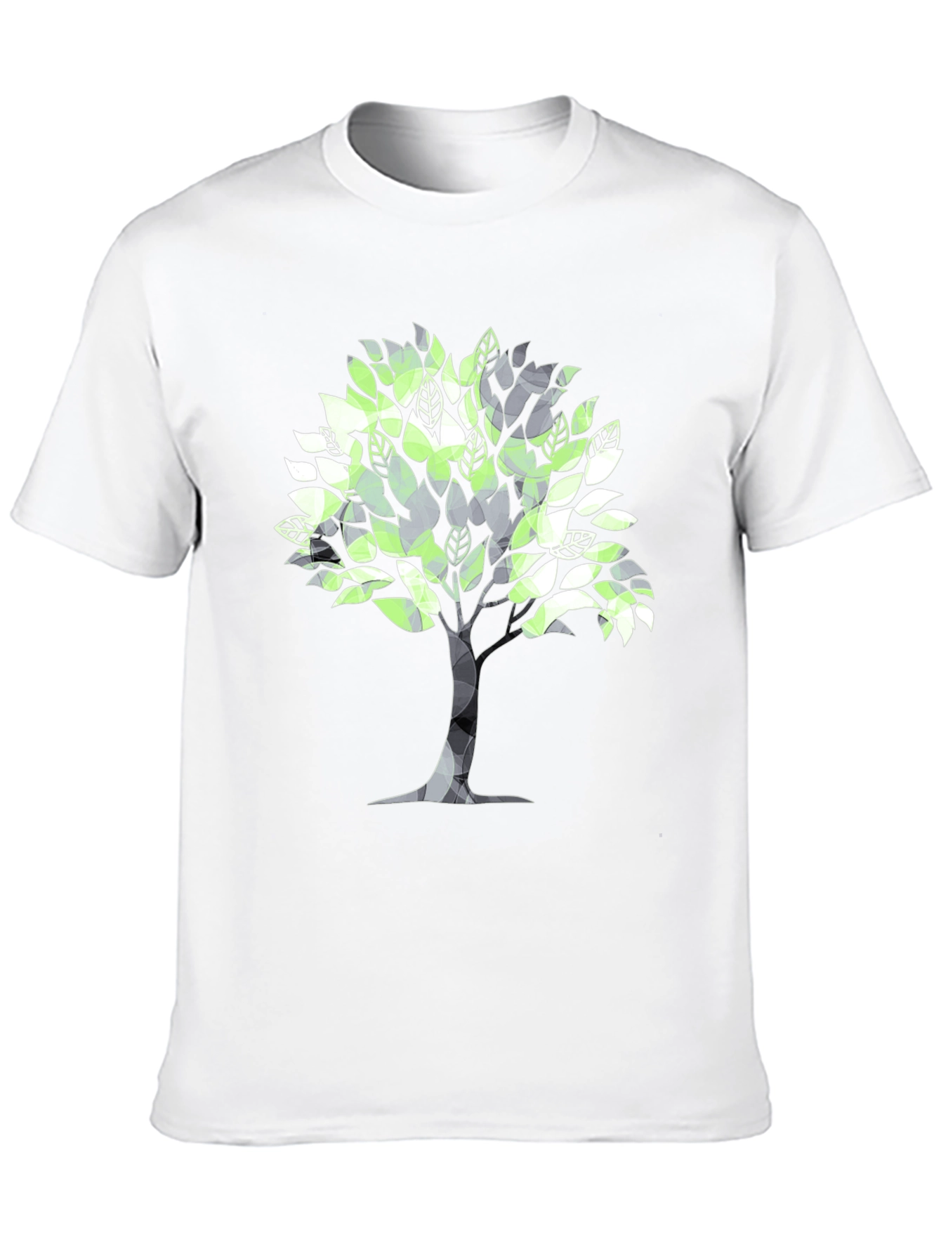 Geometric Tree Graphic Tee - Stylish & Modern