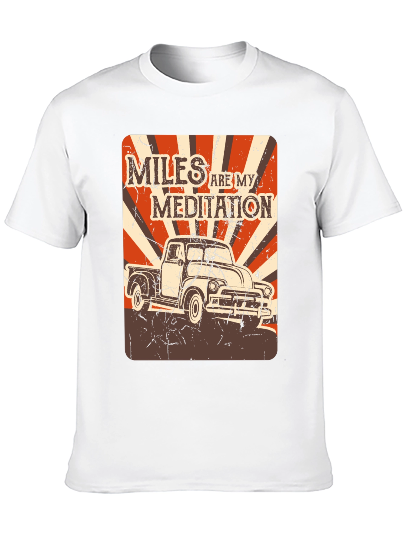 Miles Are My Meditation Truck Graphic Tee