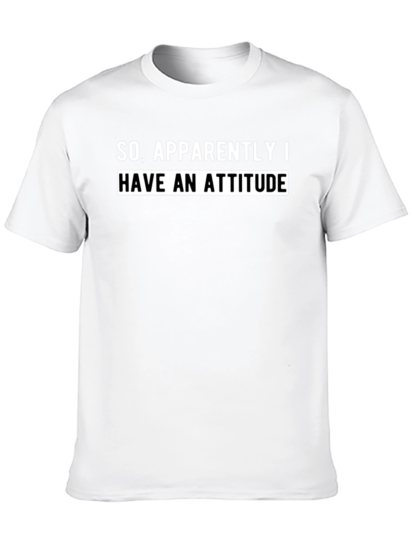 Attitude Statement Black T-Shirt
