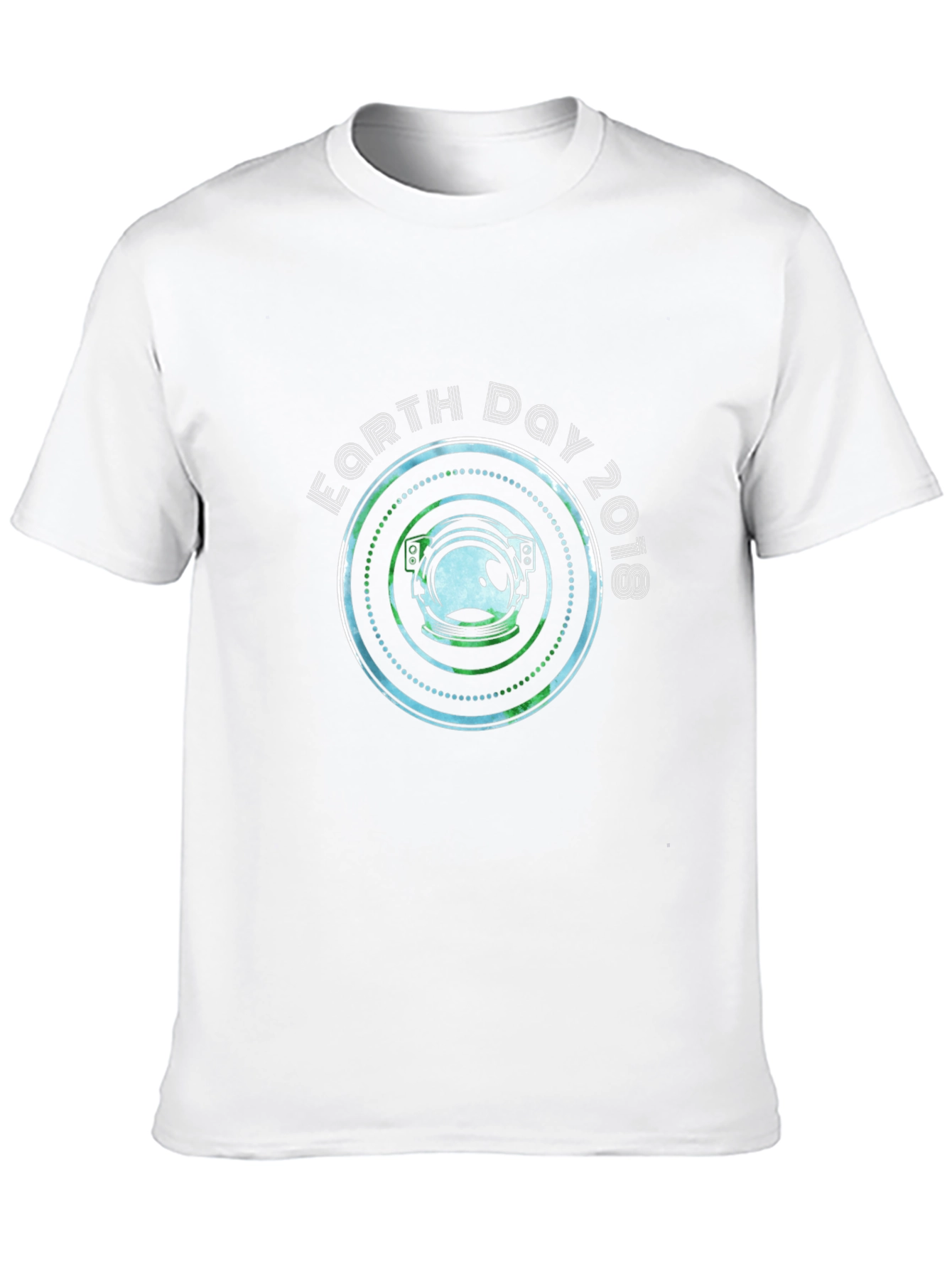 Earth Day 2018 Space Helmet Graphic T-Shirt