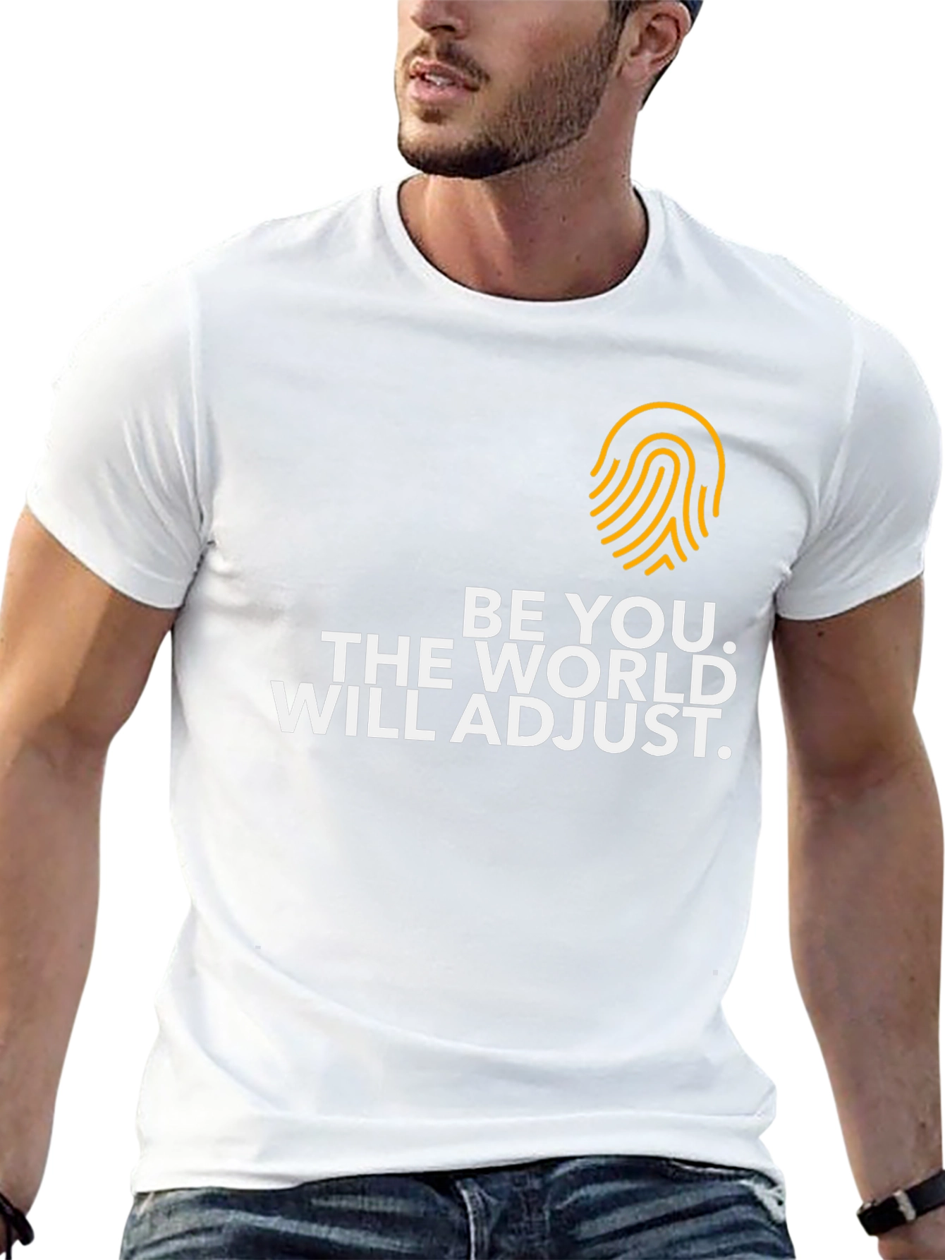 Be You Graphic Tee - Motivational Black T-Shirt