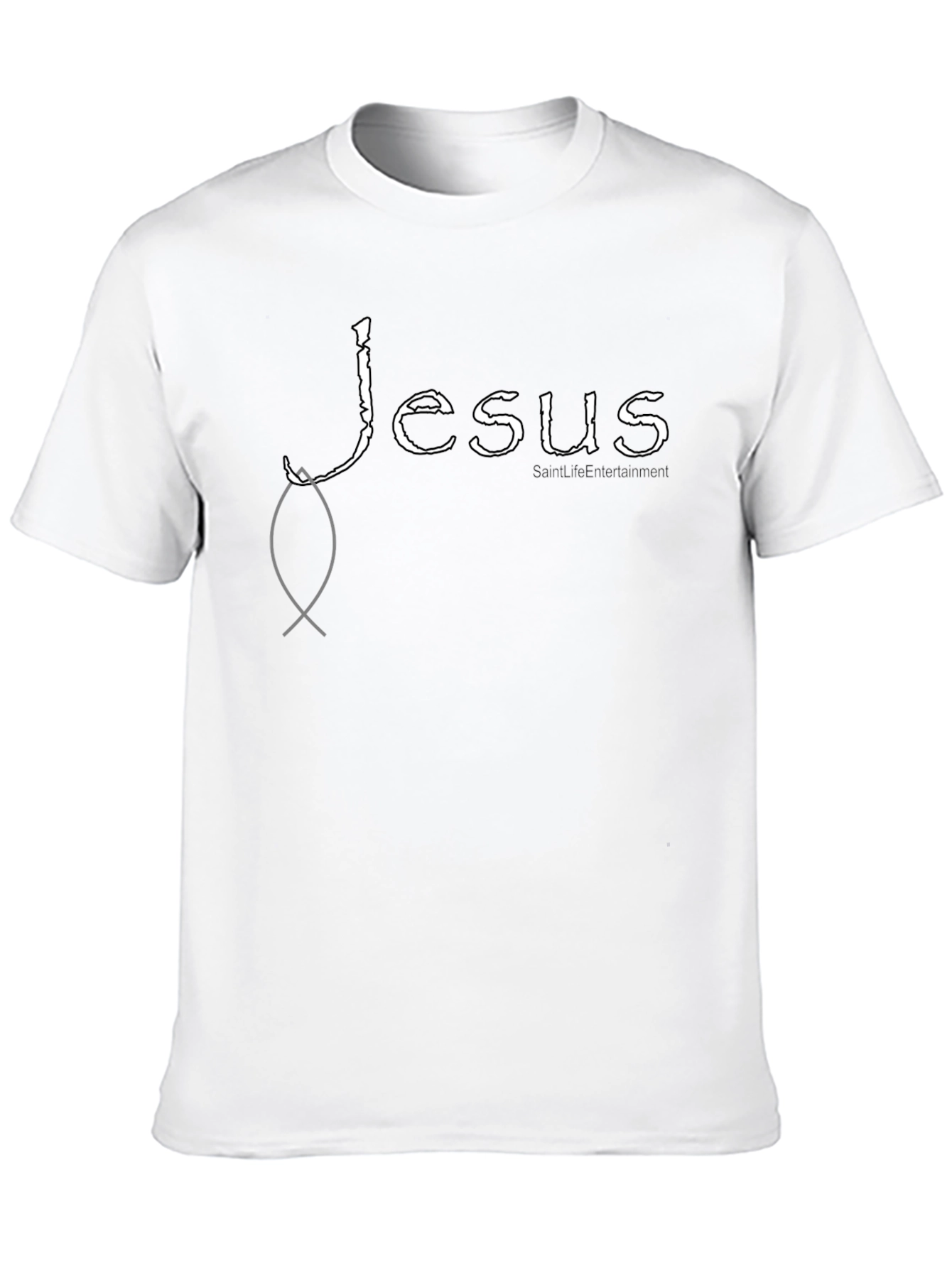 Jesus Fish Graphic Tee - Christian Apparel