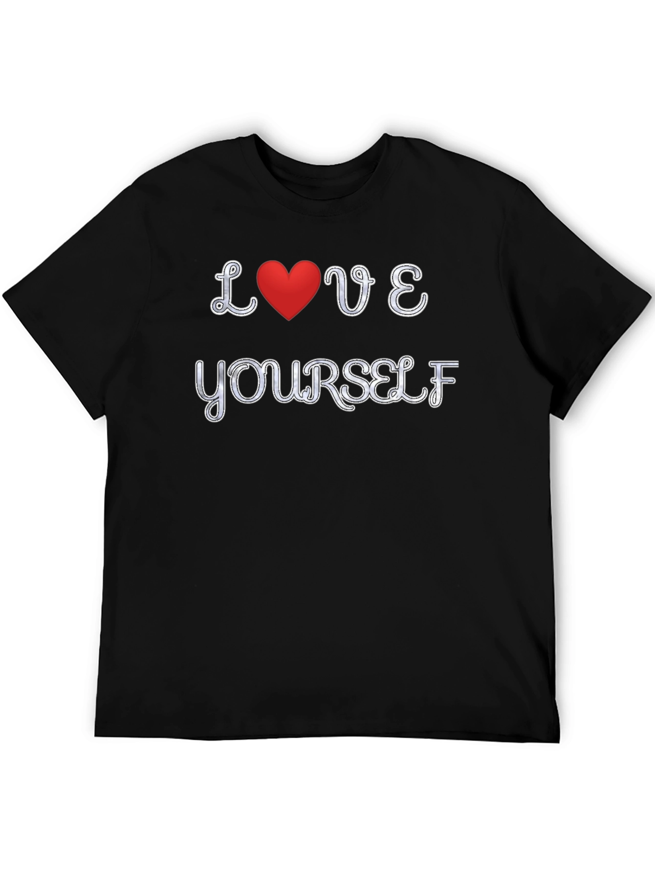 Love Yourself Graphic T-Shirt - Black